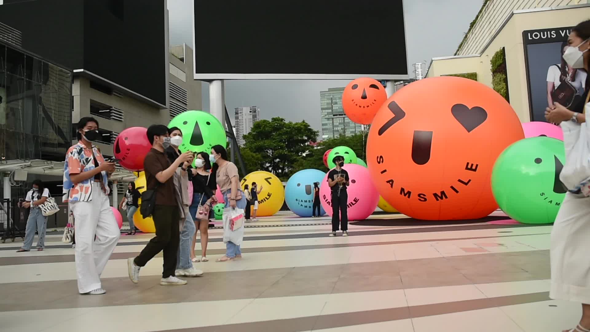 Daily Life in Bangkok, Thailand, amid the Covid-19 pandemic