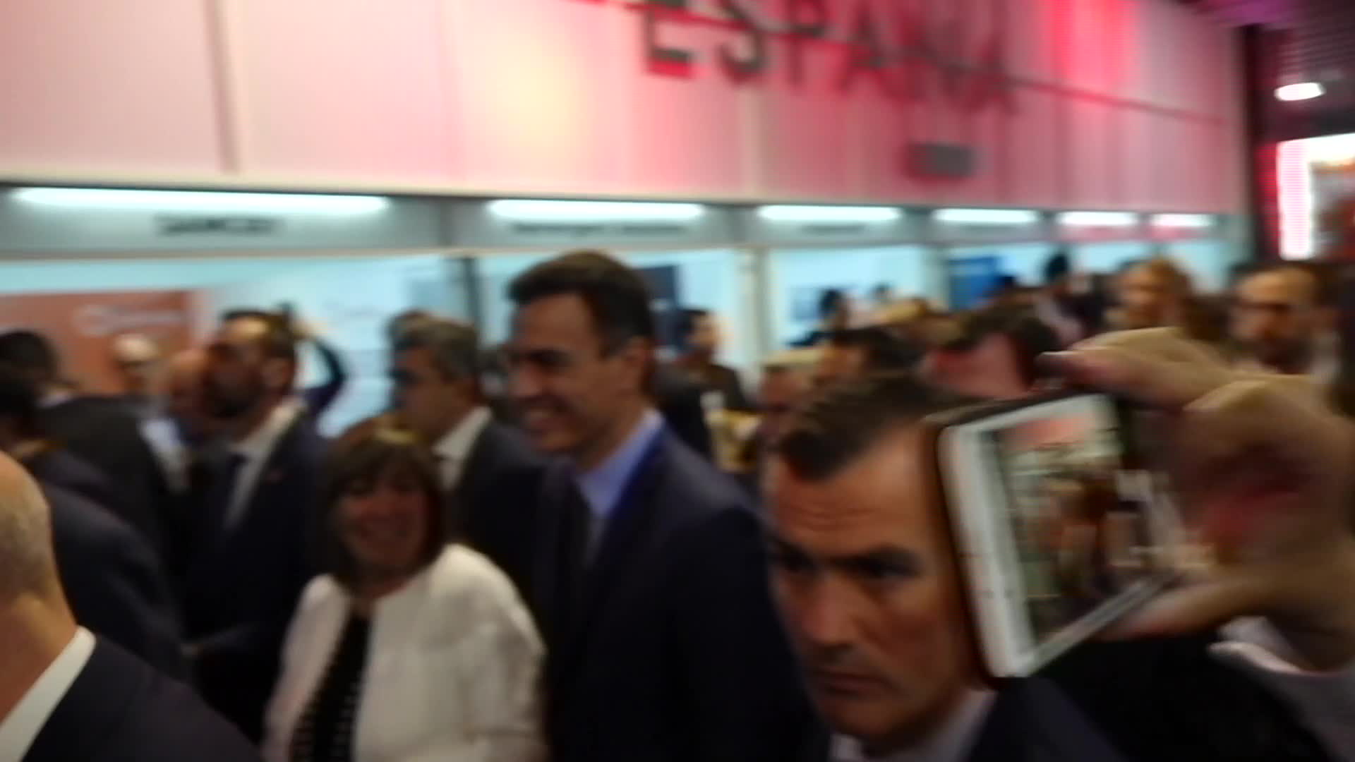 The King of Spain attends the opening of the Mobile World Congress