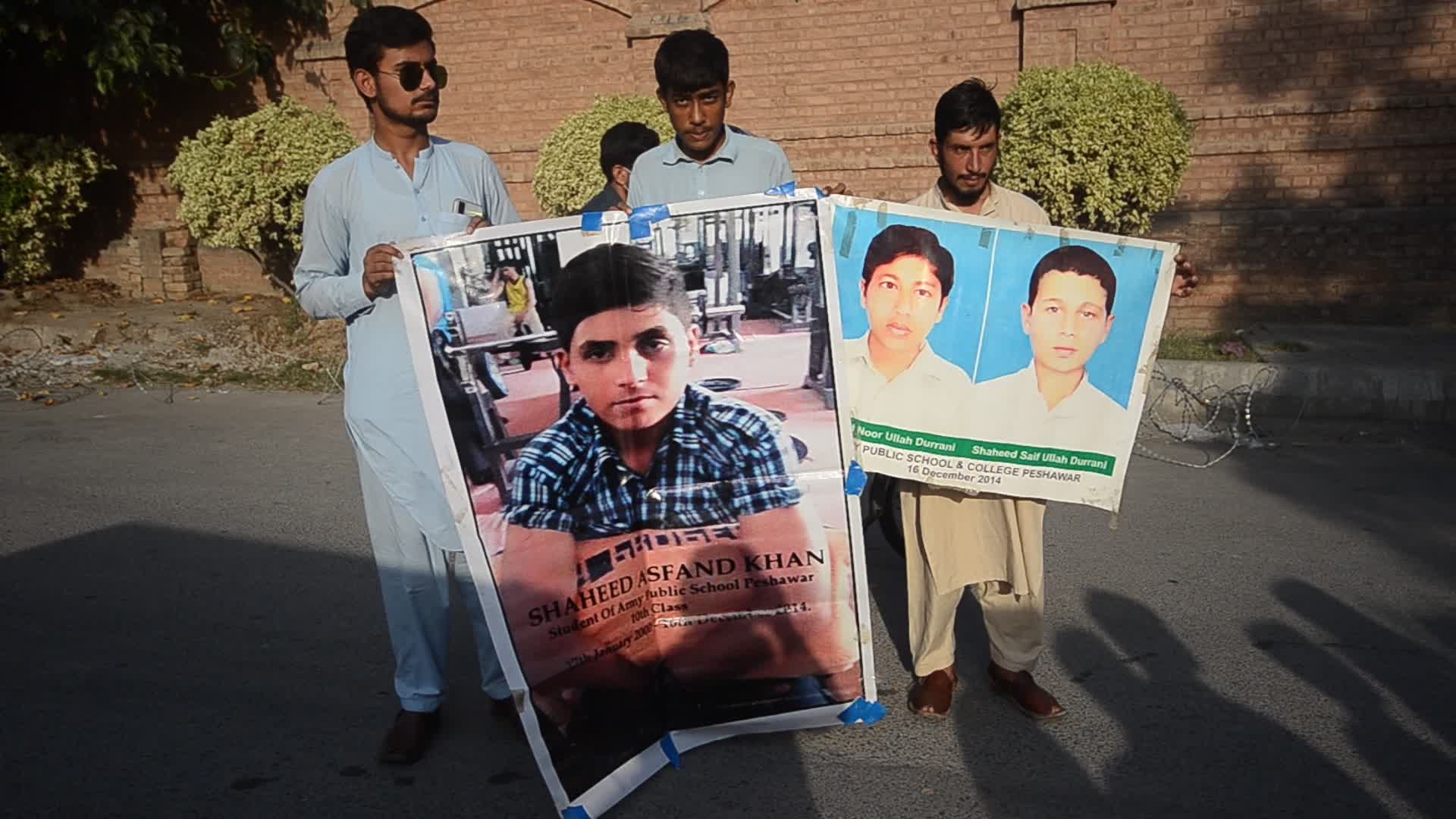 Parents of army public school attack victims demand justice in Peshawar