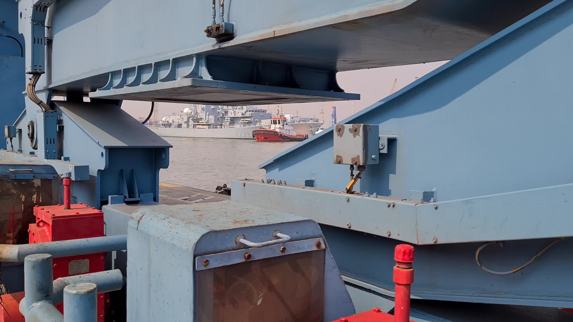 Container loading and unloading activities in Indonesia in the midst of a pandemic