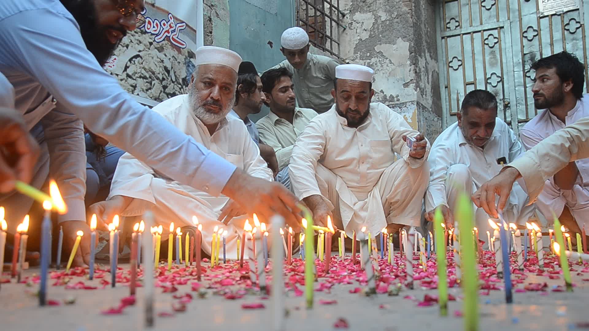 Candle light vigil for 23 killed in earthquake in Harnai, Balcohistan province