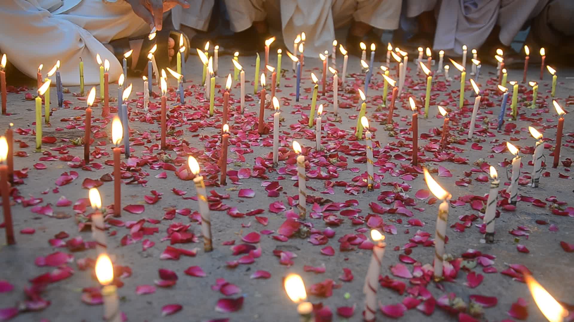 Candle light vigil for 23 killed in earthquake in Harnai, Balcohistan province