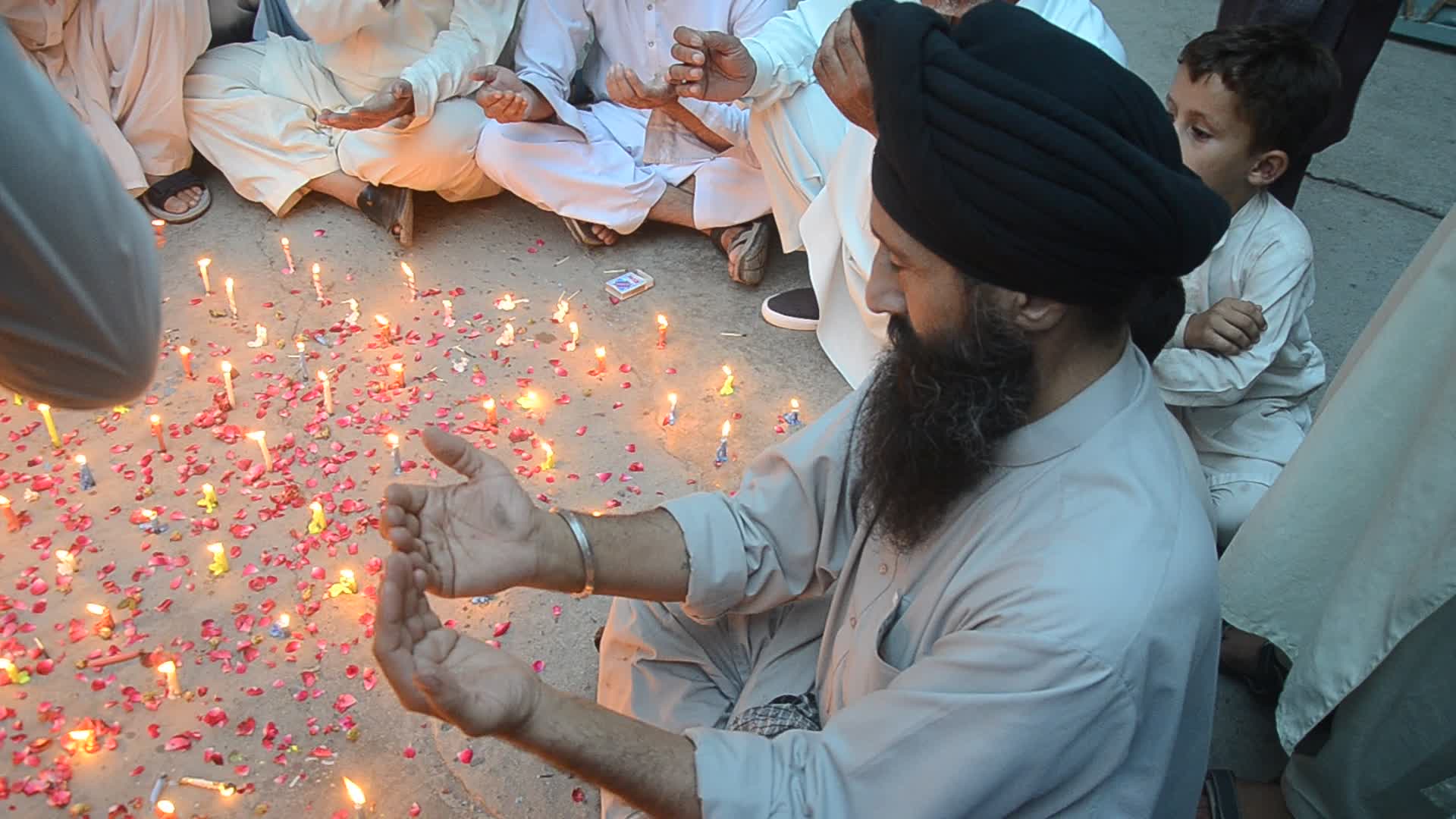 Candle light vigil for 23 killed in earthquake in Harnai, Balcohistan province