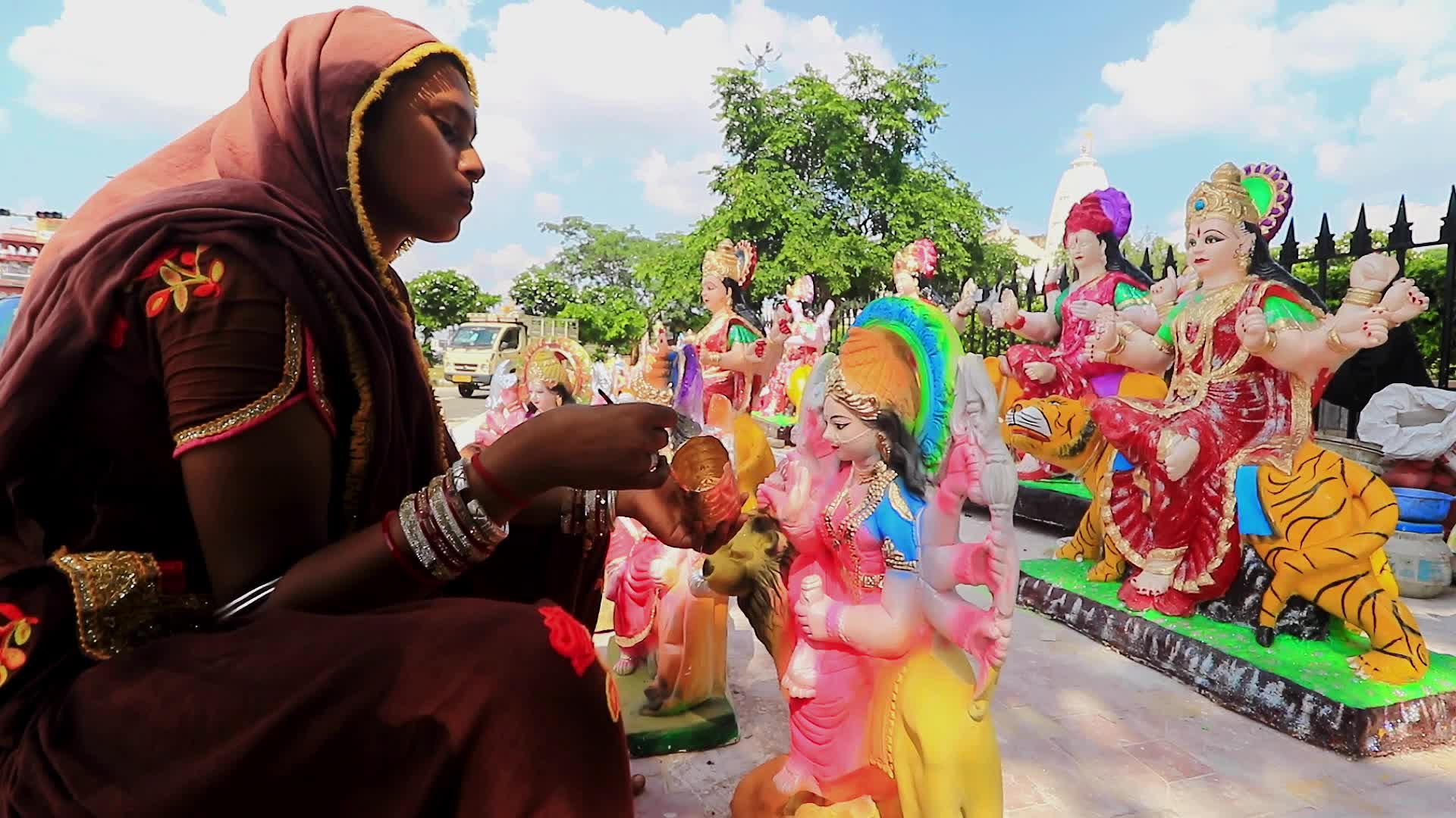 Durga Puja Preparation in Jaipur 