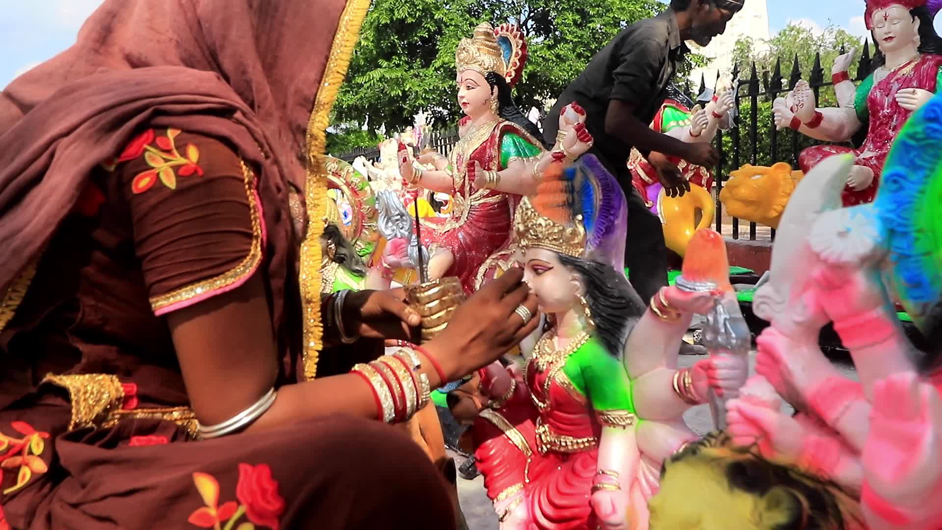 Durga Puja Preparation in Jaipur 