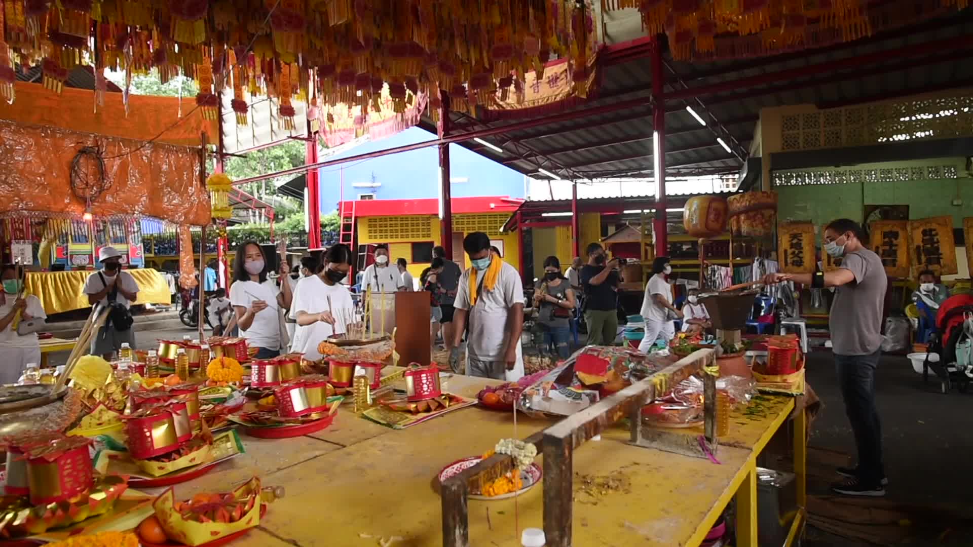 Vegetarian festival in Bangkok