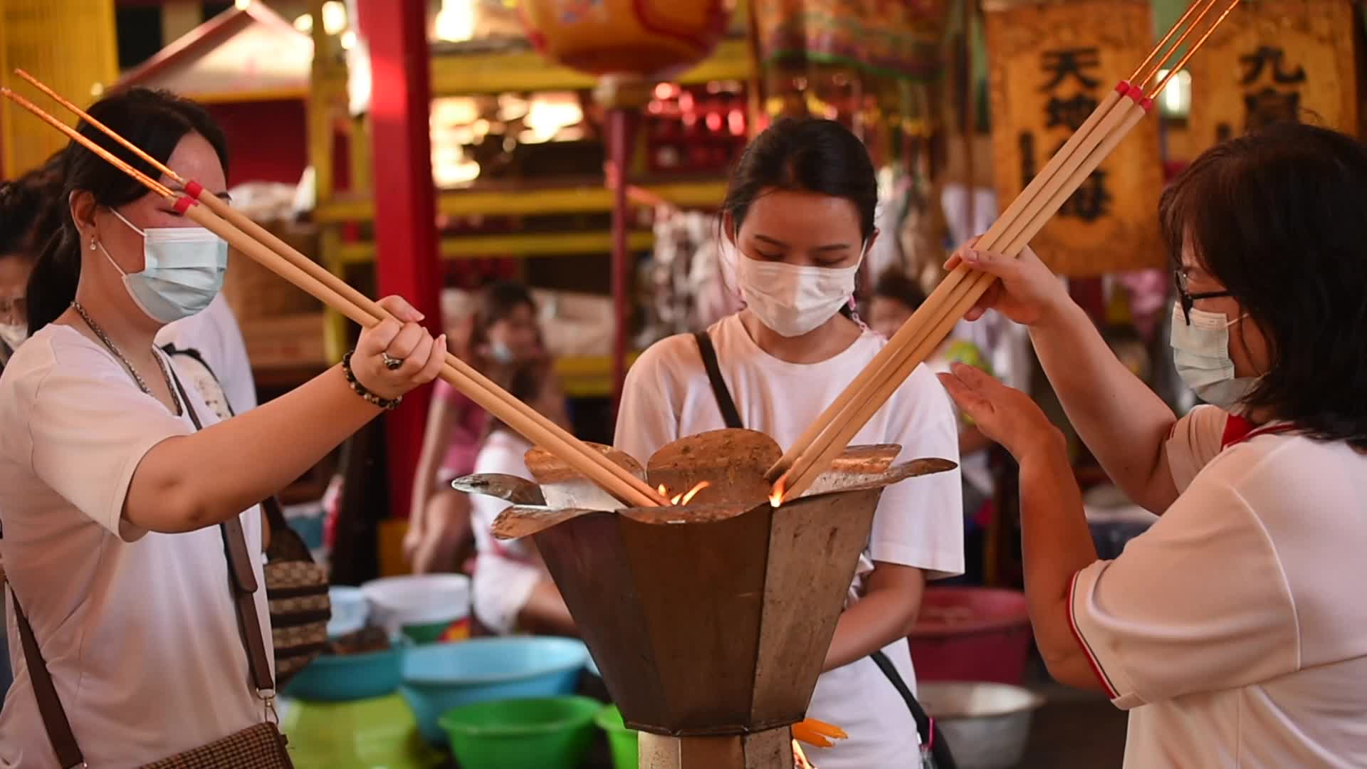 Vegetarian festival in Bangkok