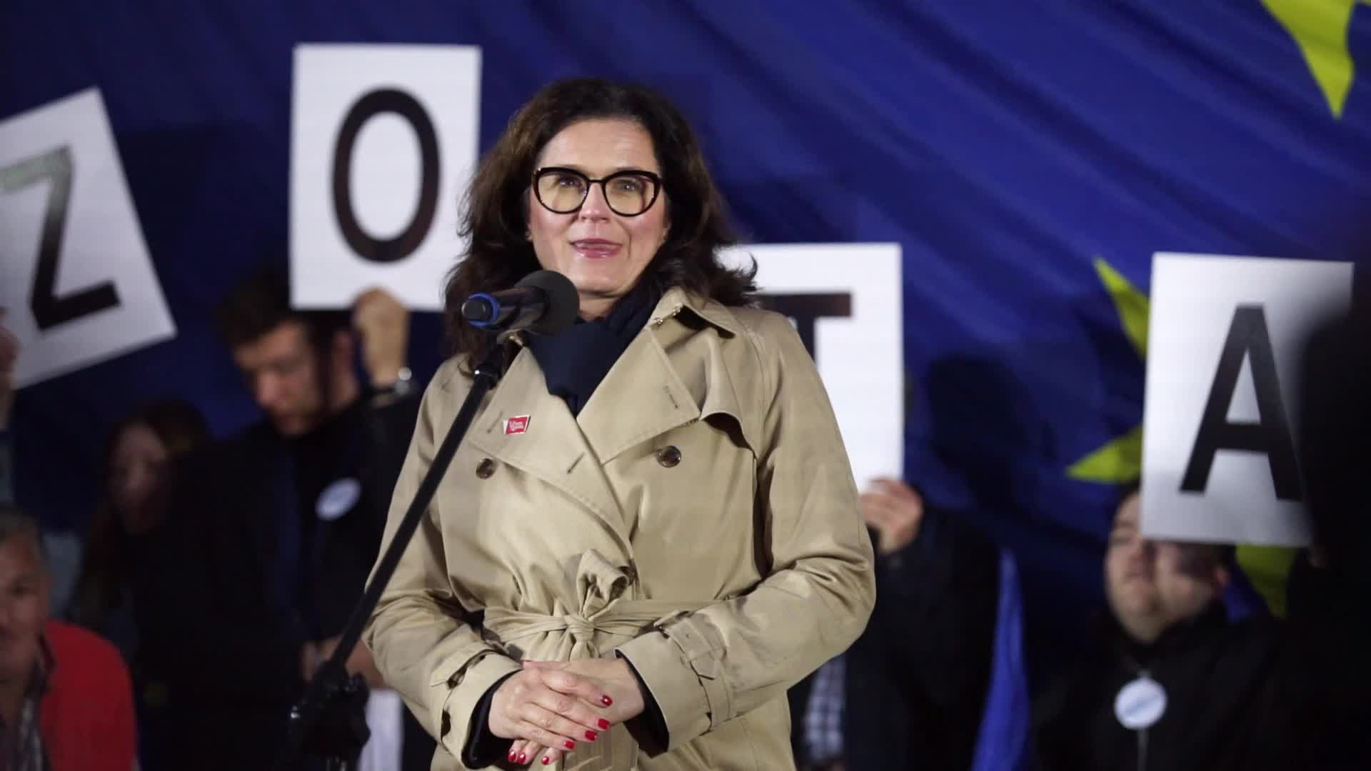 Protest Against POLEXIT In Gdansk, Poland
