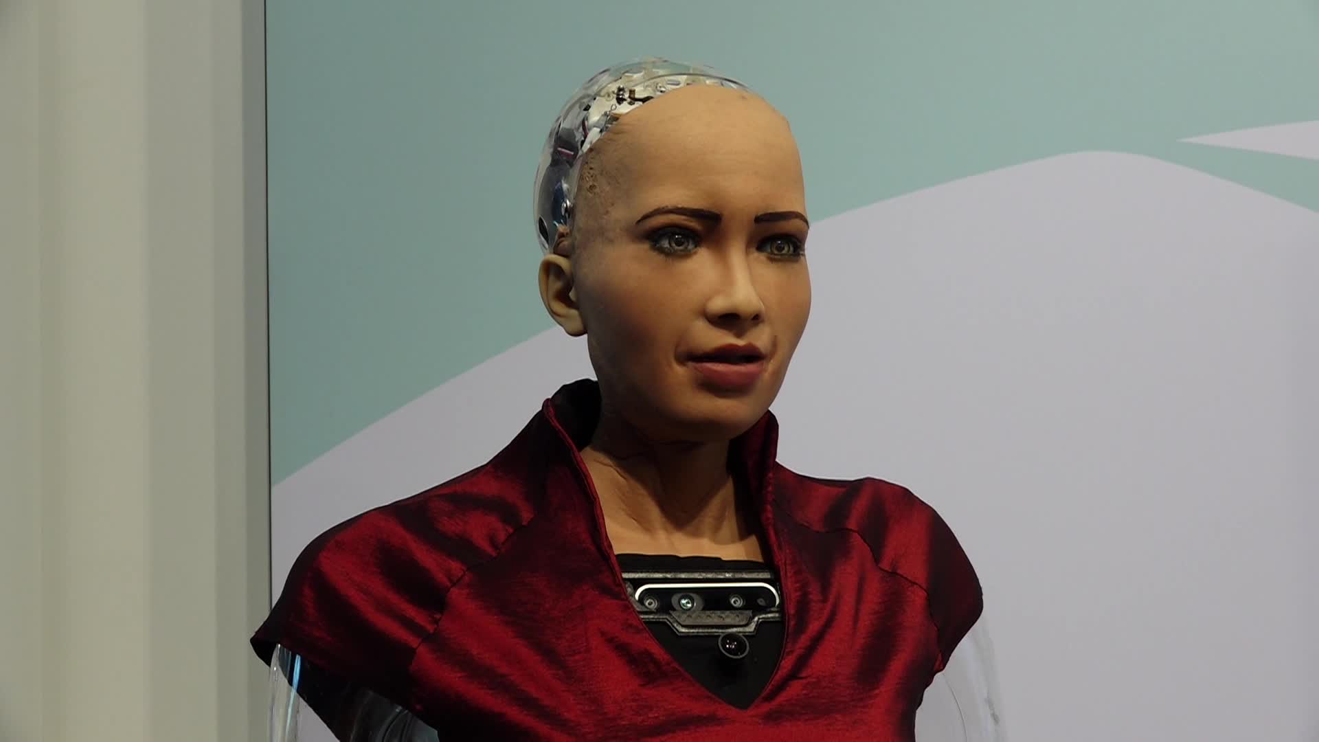 Sophia Humanoid Robot - Mobile World Congress