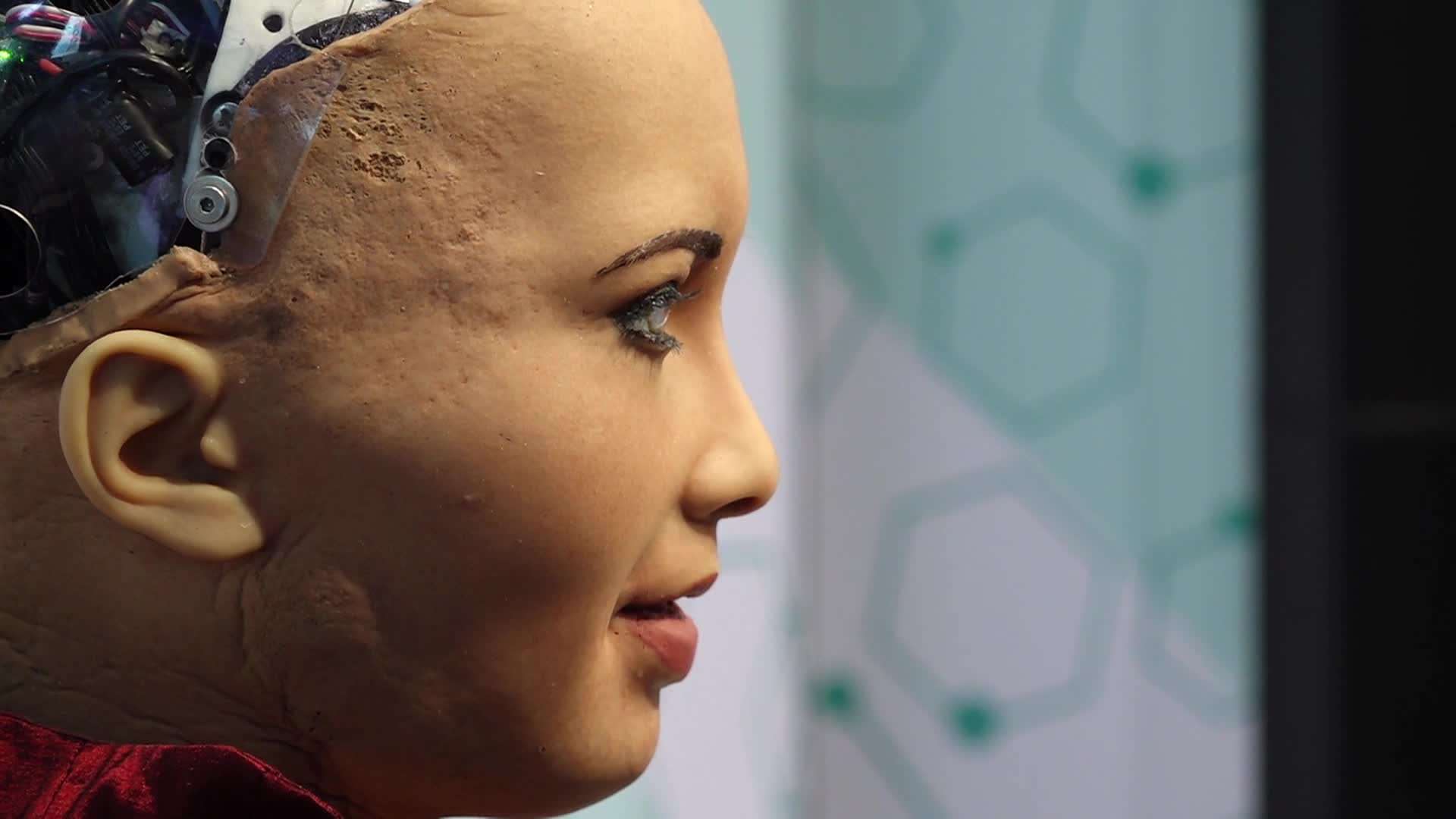 Sophia Humanoid Robot - Mobile World Congress