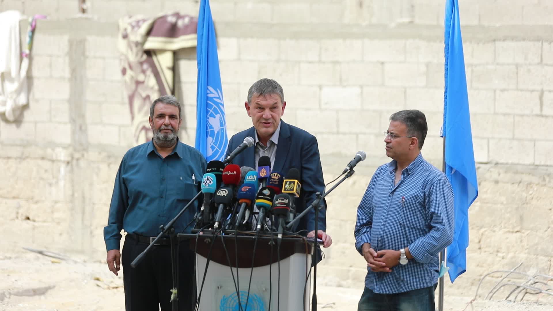 UNRWA Commissioner-General Philippe Lazzarini In Gaza