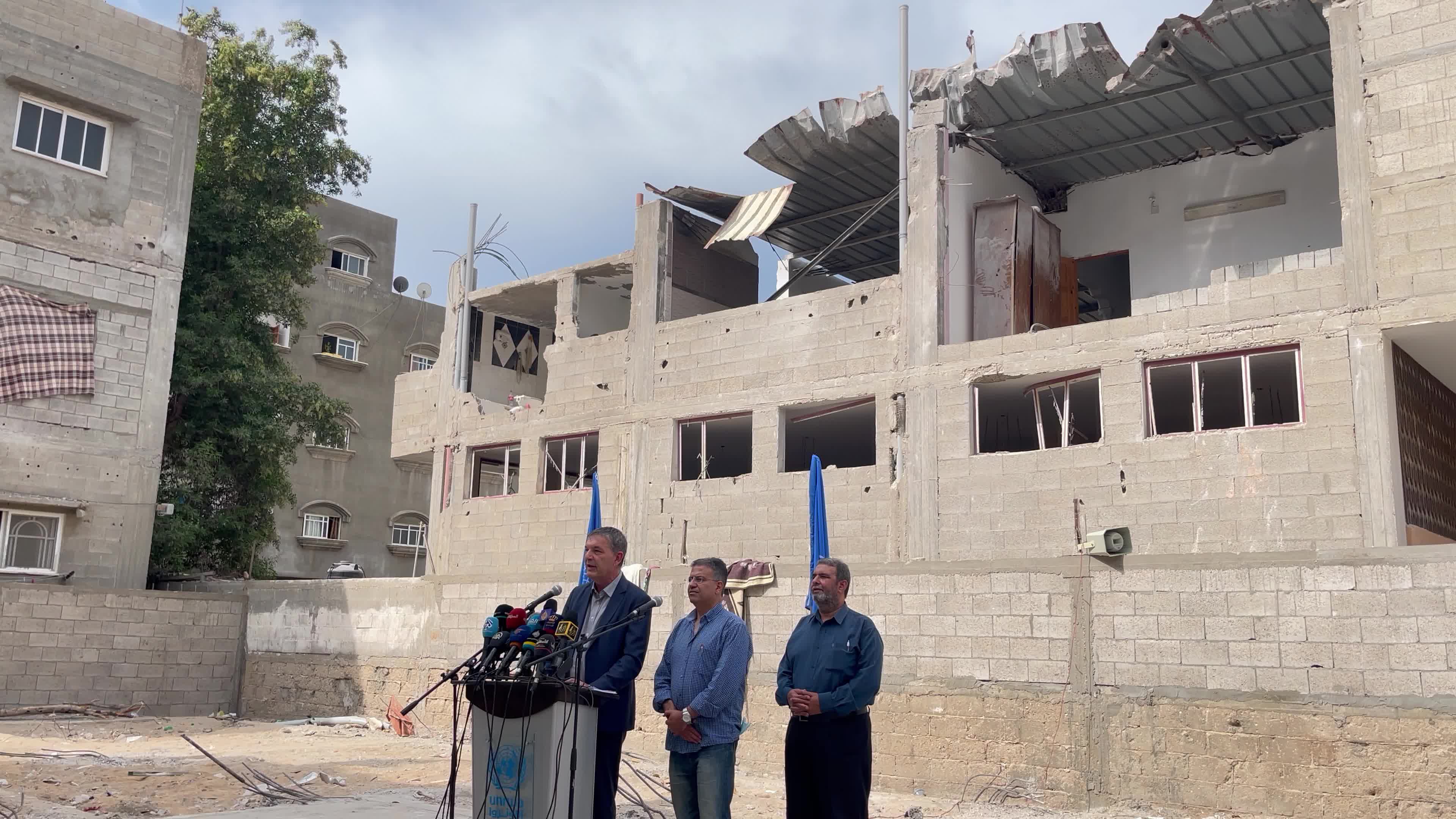 UNRWA Commissioner-General Philippe Lazzarini In Gaza