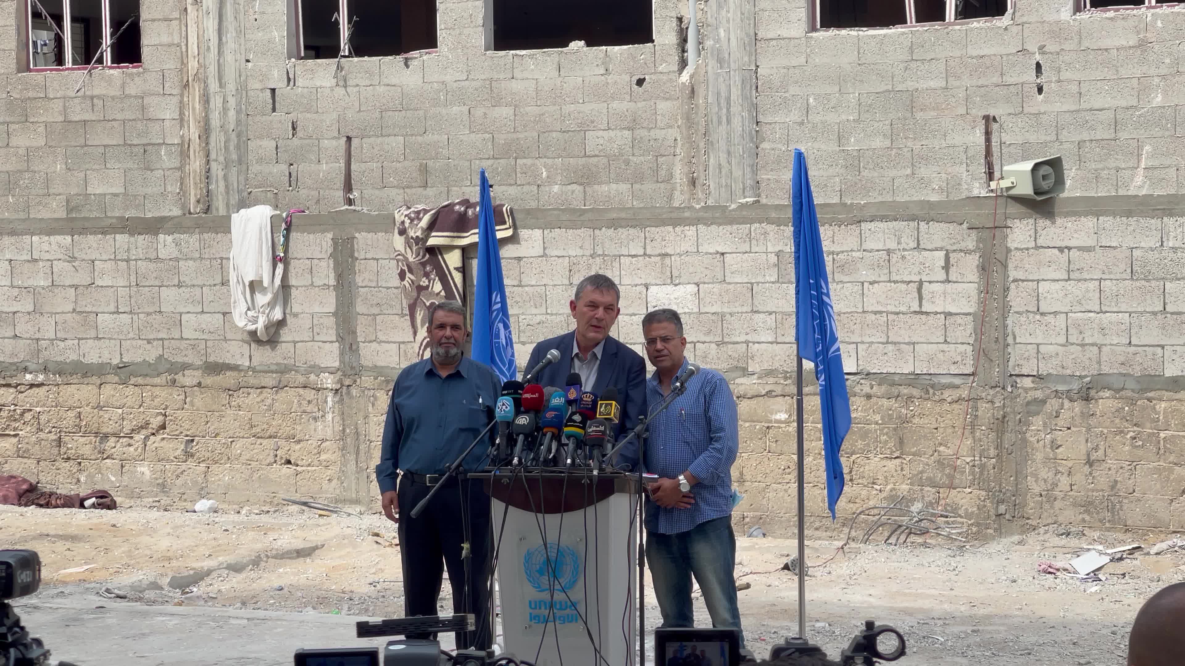 UNRWA Commissioner-General Philippe Lazzarini In Gaza