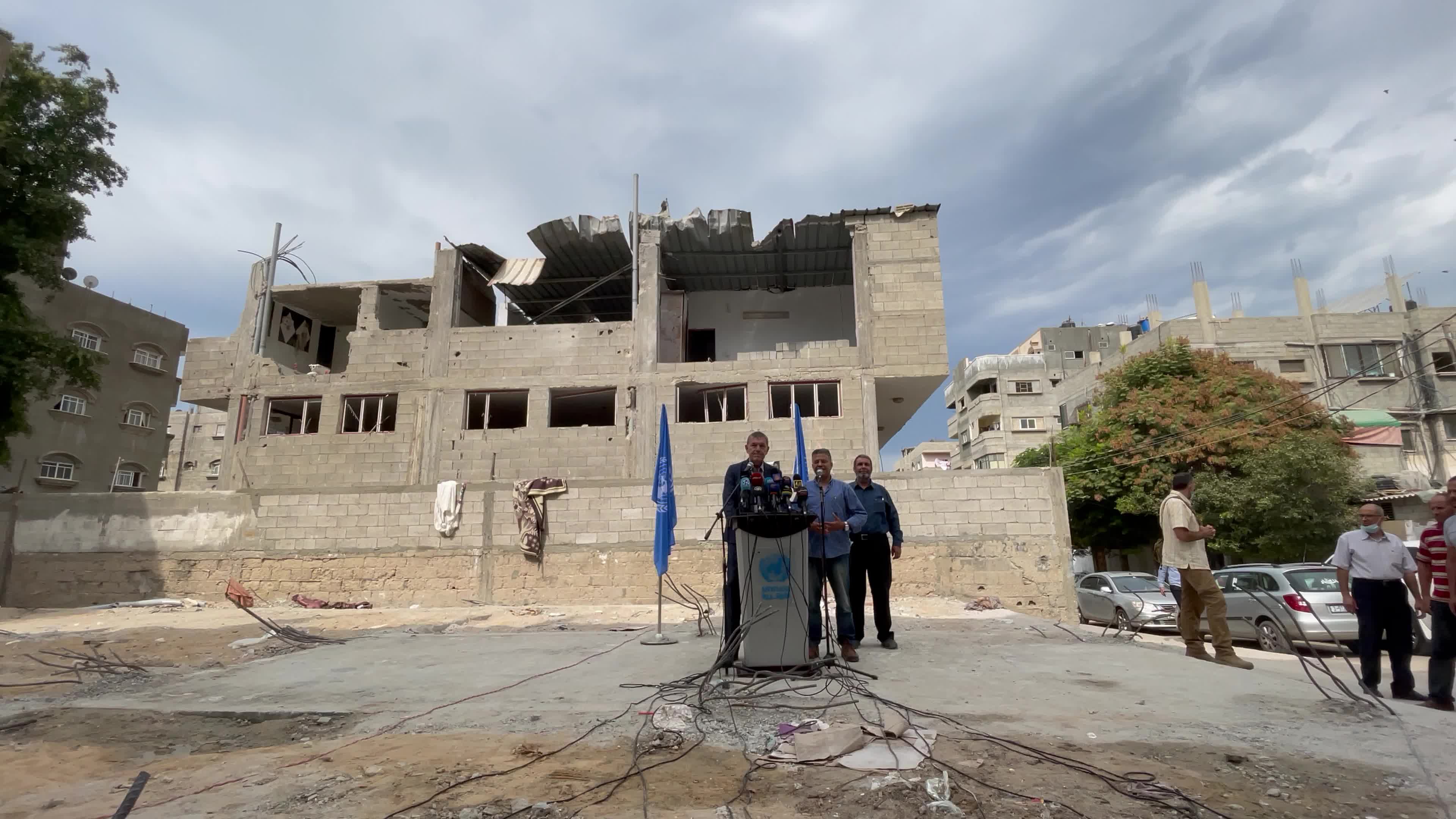 UNRWA Commissioner-General Philippe Lazzarini In Gaza