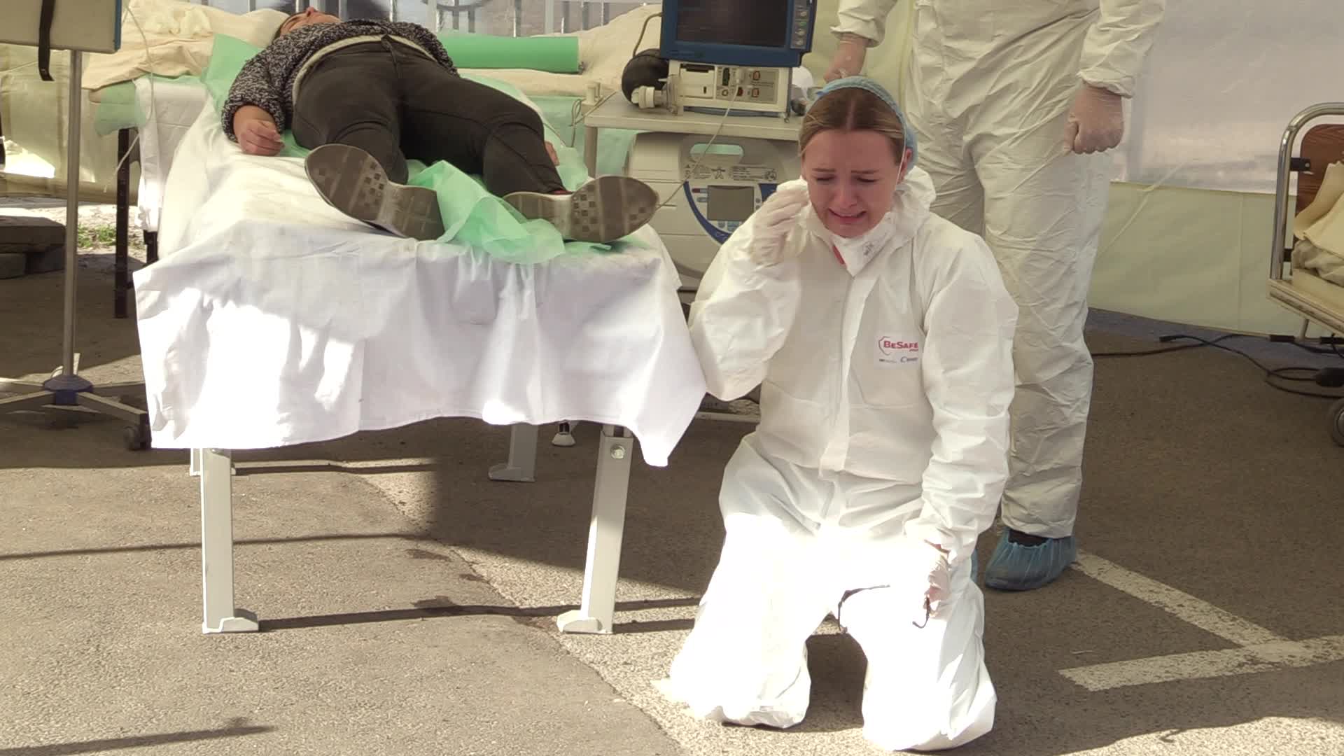 'Vaccinate our world' rally in Ukraine