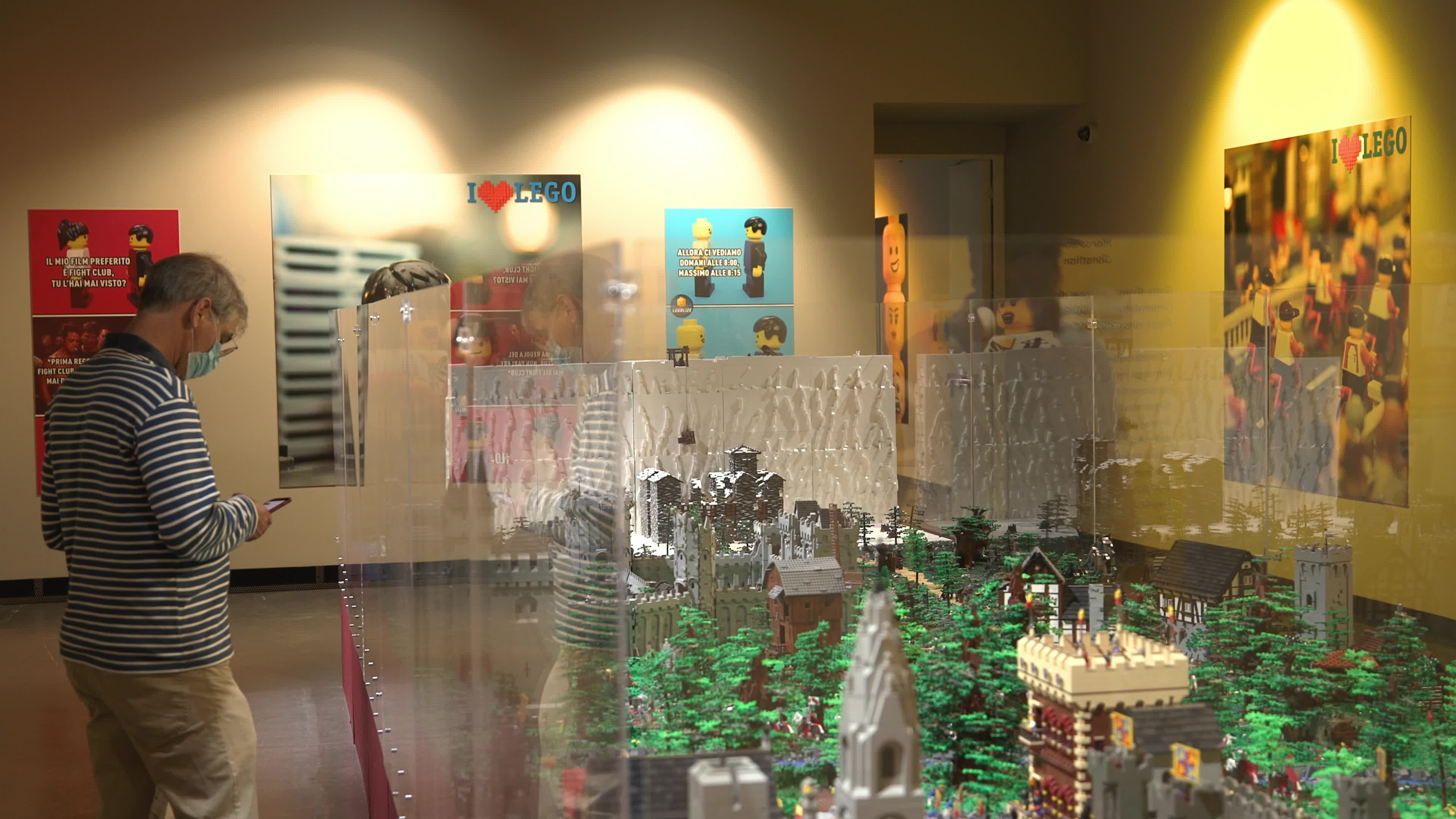 'I Love Lego' exhibition in Padua, Italy