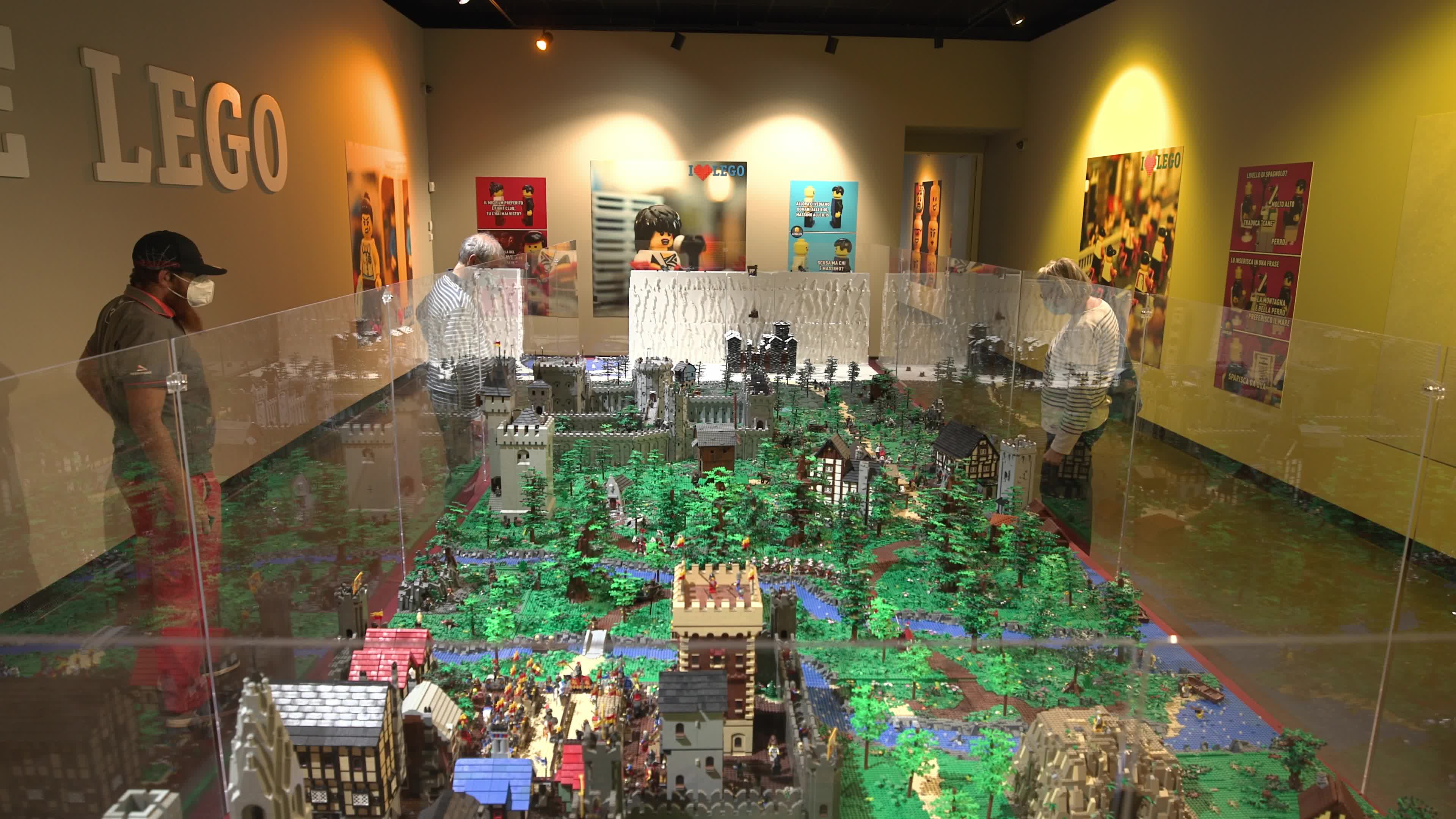'I Love Lego' exhibition in Padua, Italy