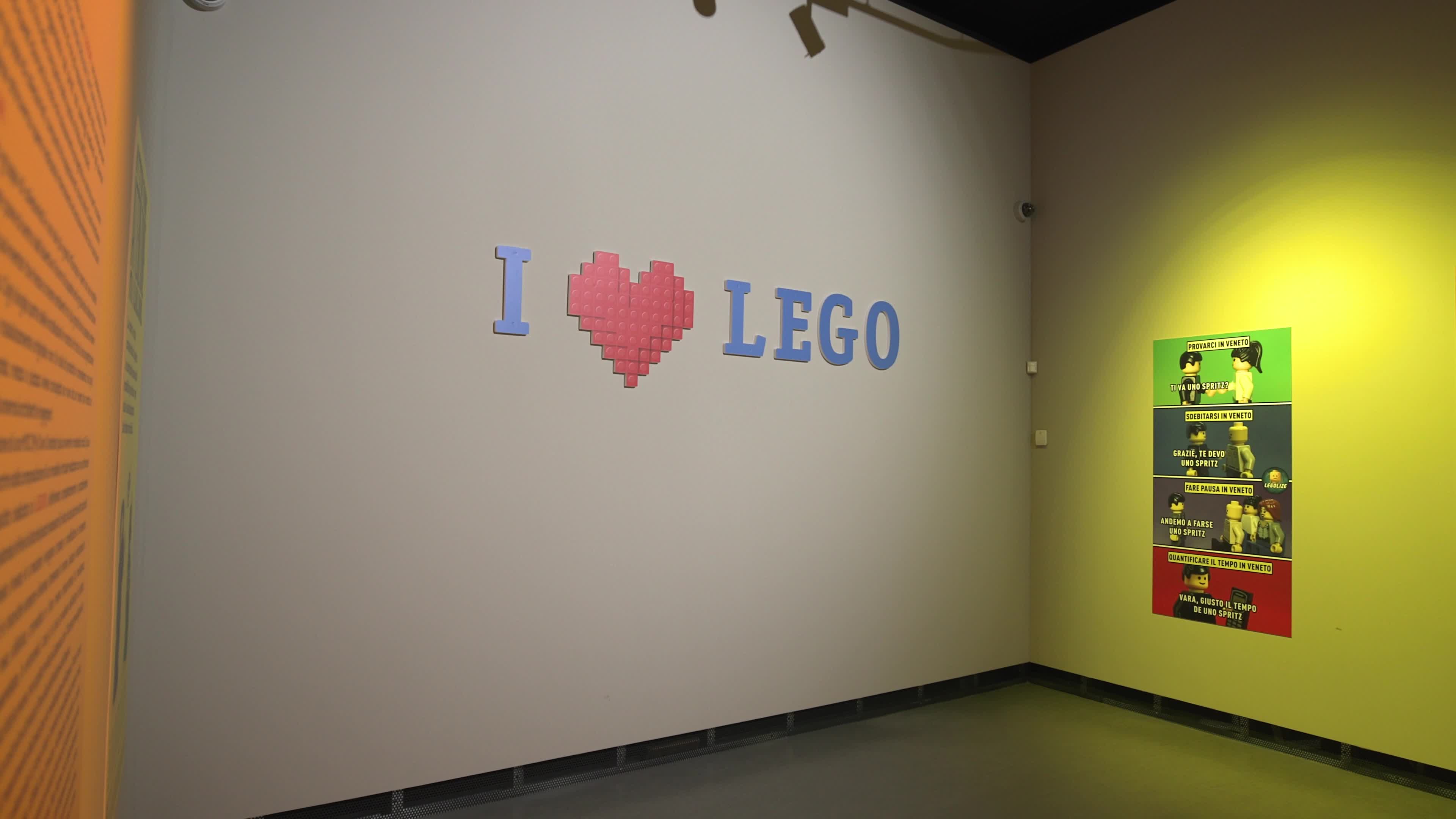 'I Love Lego' exhibition in Padua, Italy