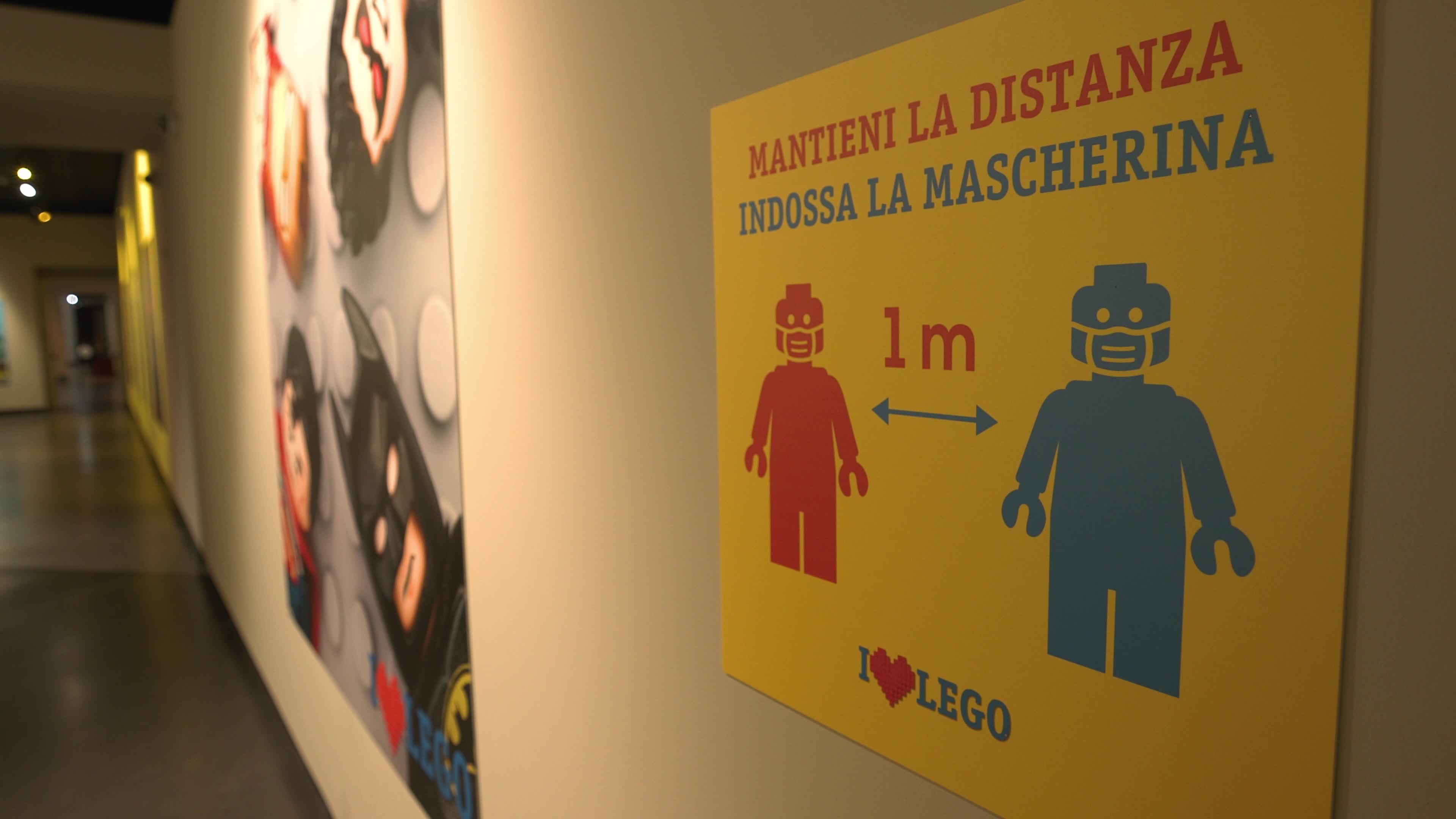 'I Love Lego' exhibition in Padua, Italy