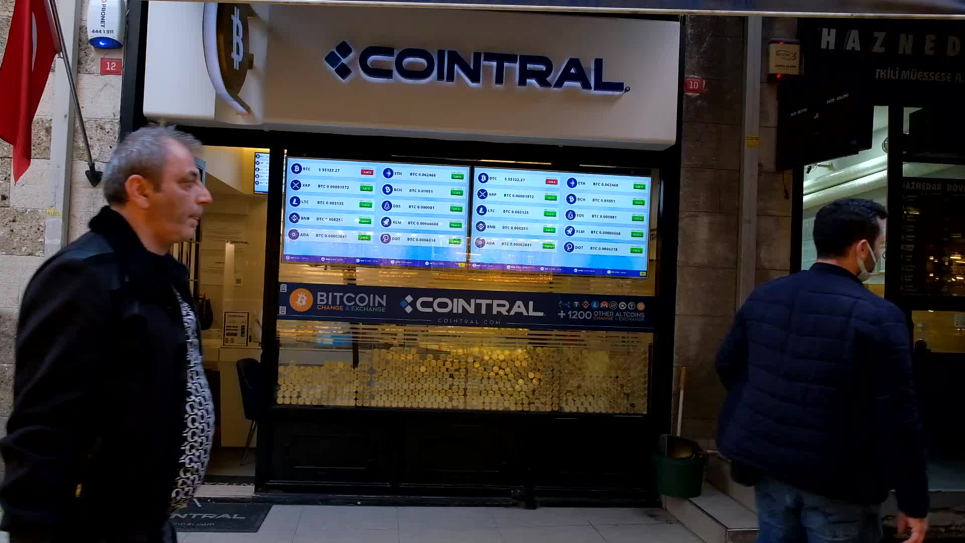 The leading virtual currency Bitcoin traded for over $56,900