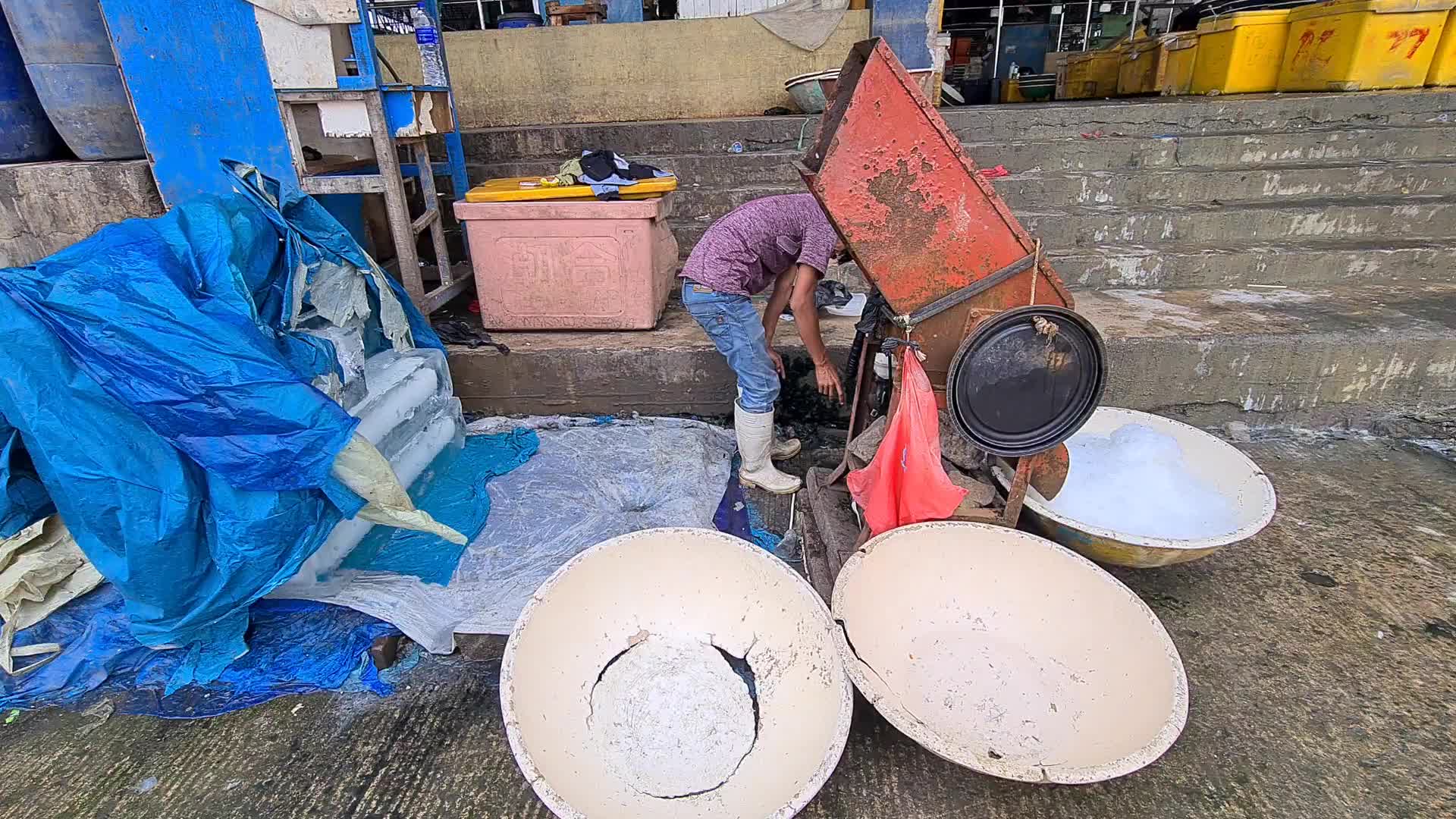 Fish Market In Indonesia