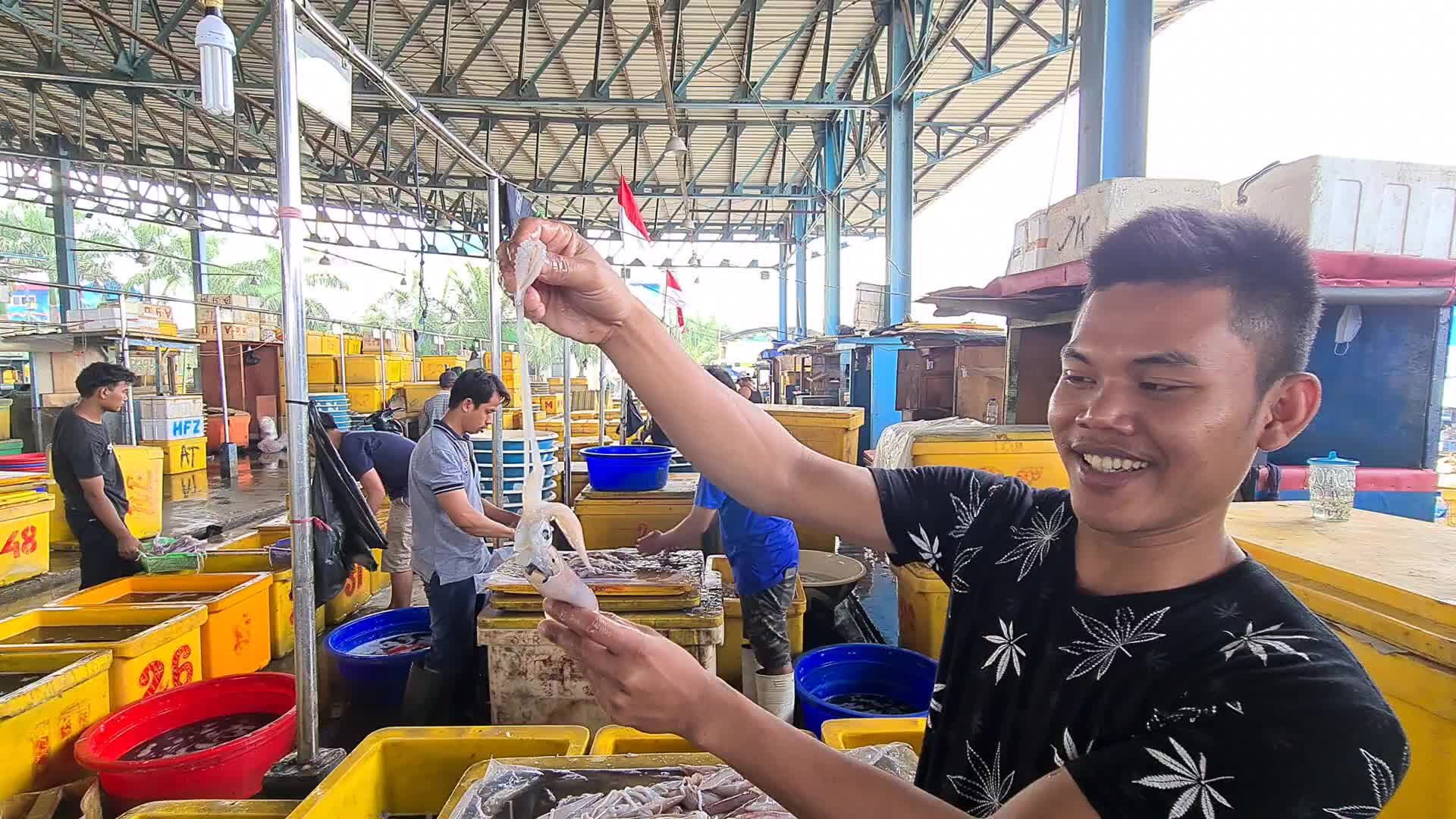 Fish Market In Indonesia