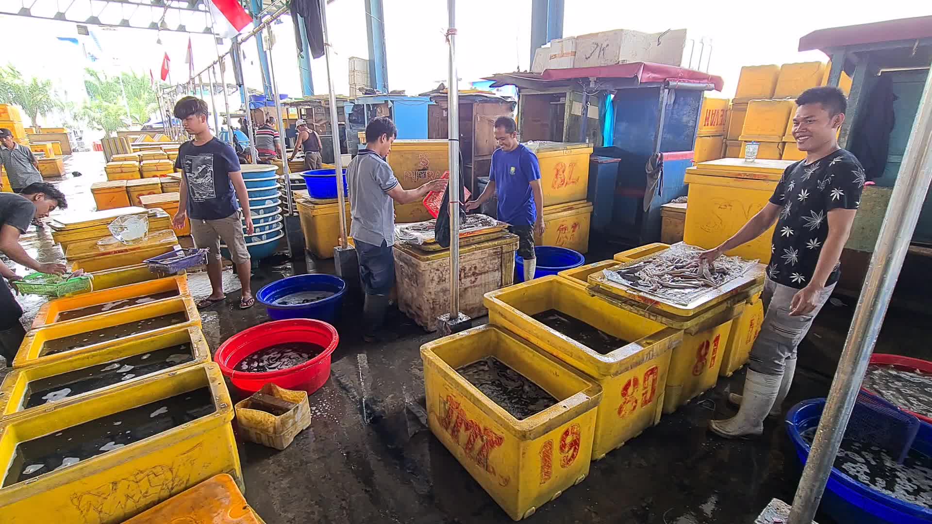 Fish Market In Indonesia
