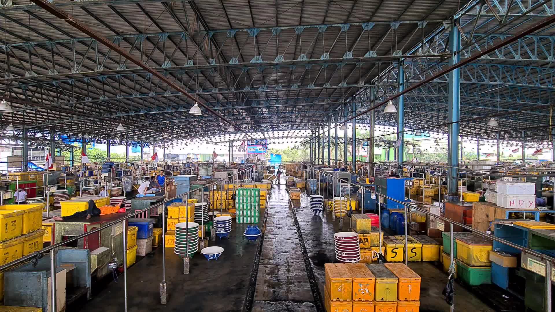 Fish Market In Indonesia