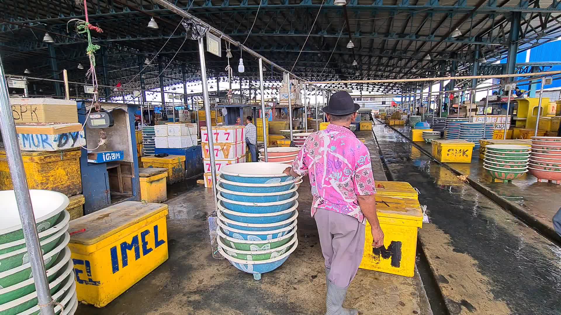 Fish Market In Indonesia