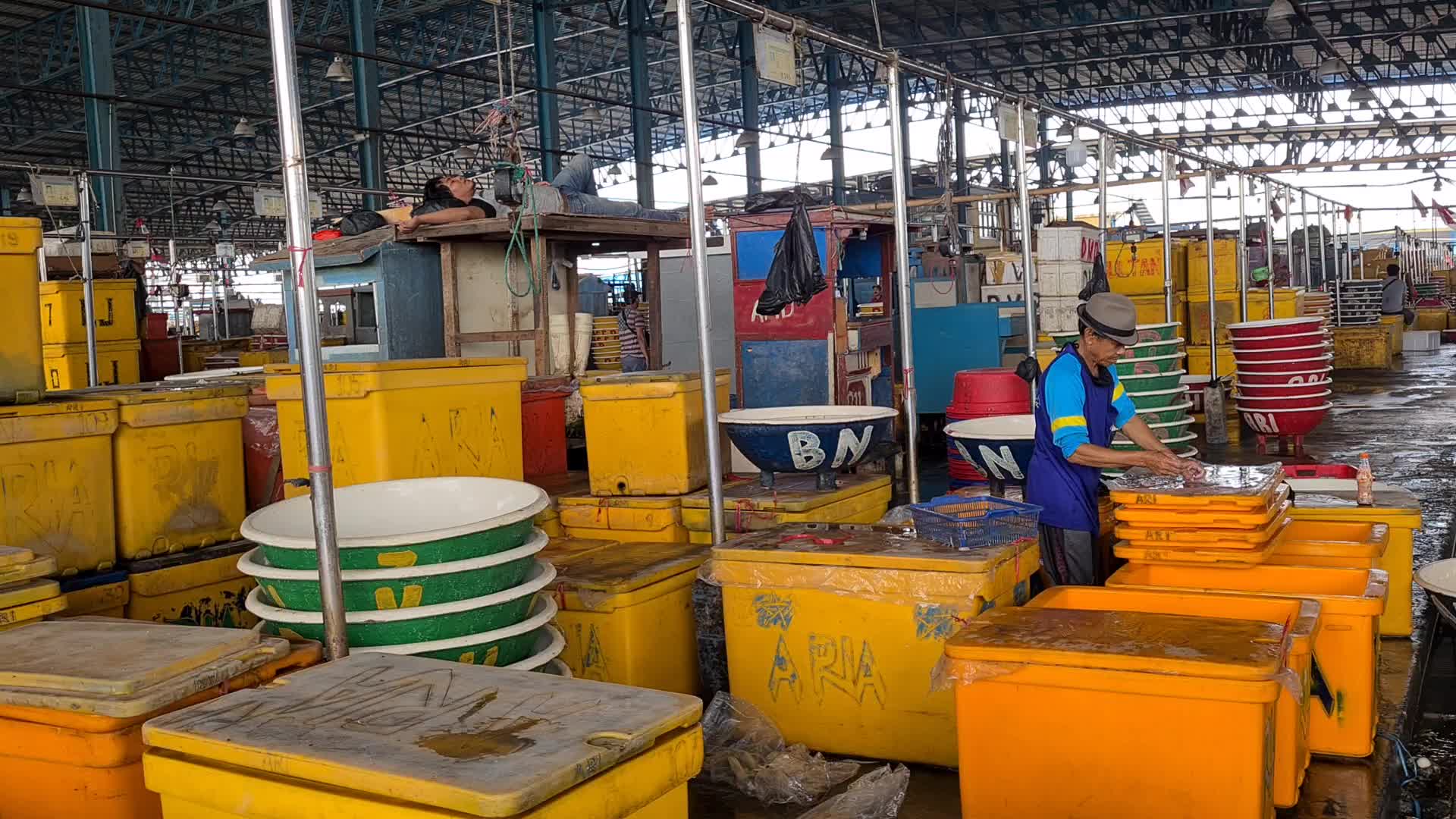 Fish Market In Indonesia