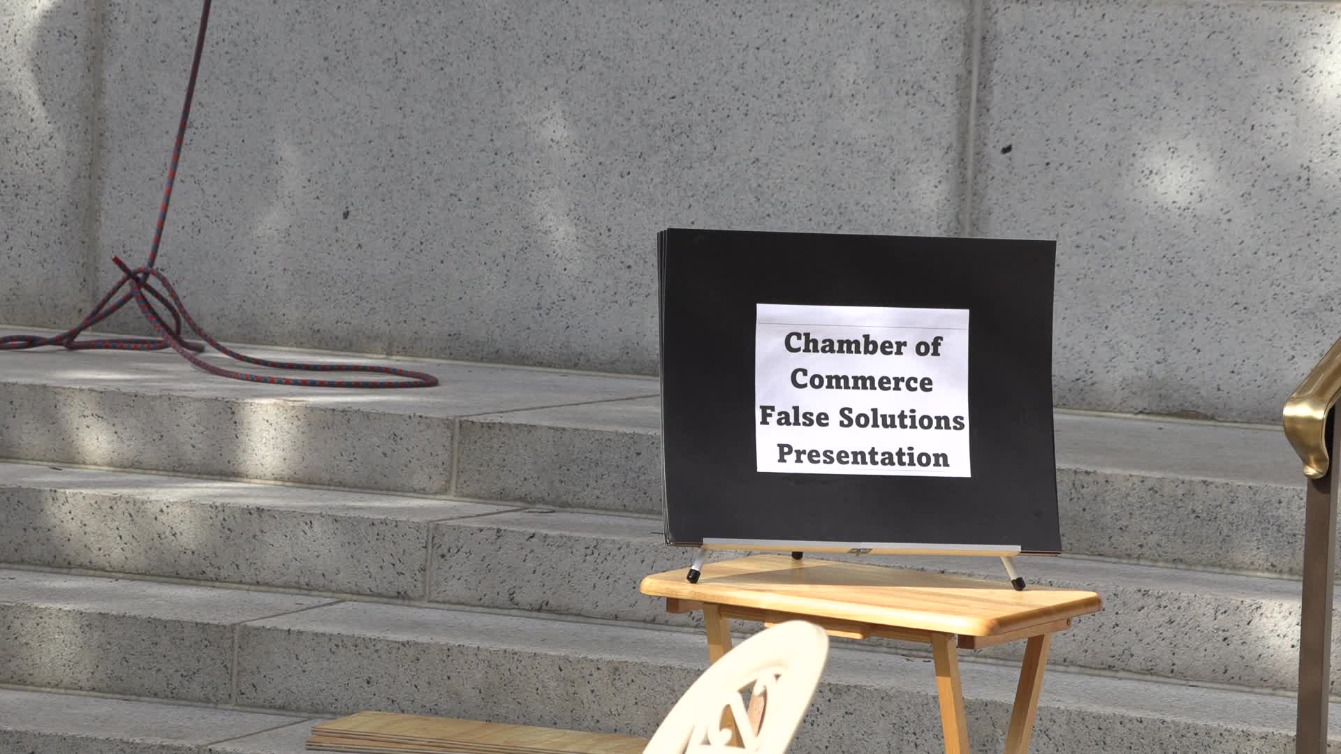 DC: Extinction Rebellion Disrupts Chamber of Commerce