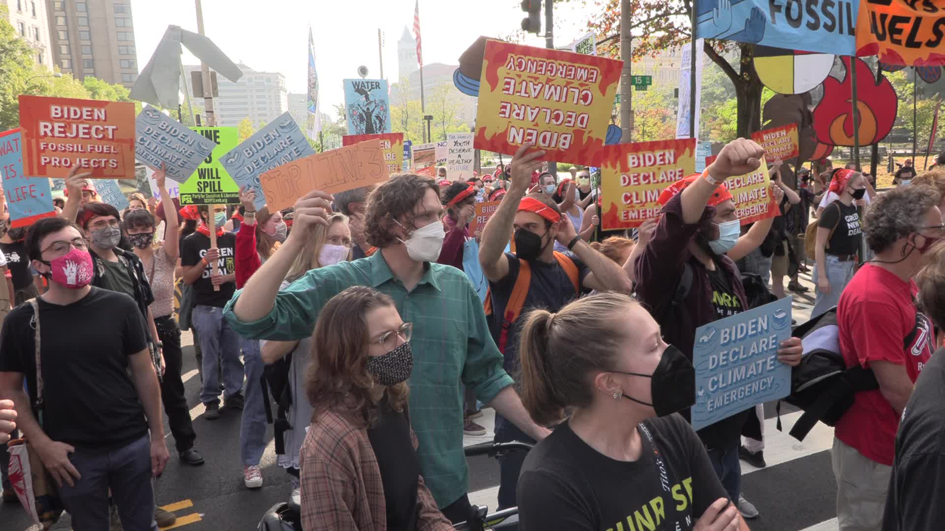 Final day of climate protests in Washington