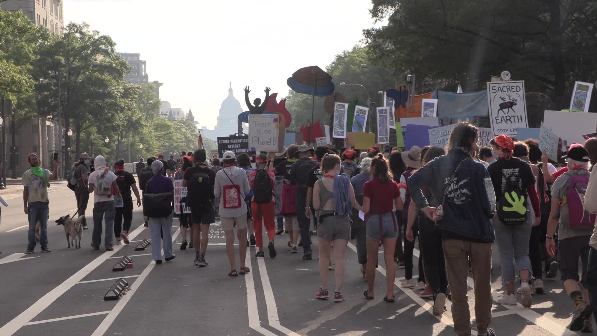 Final day of climate protests in Washington