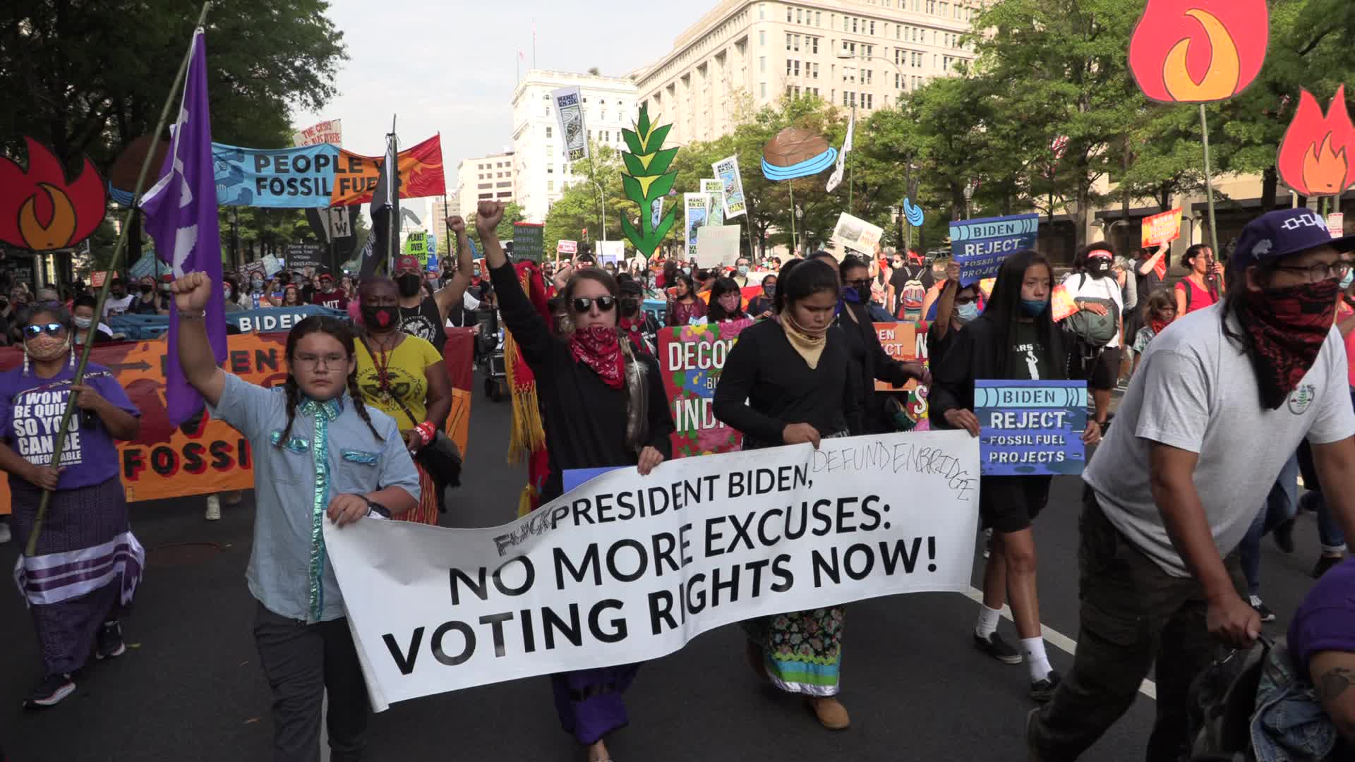Final day of climate protests in Washington