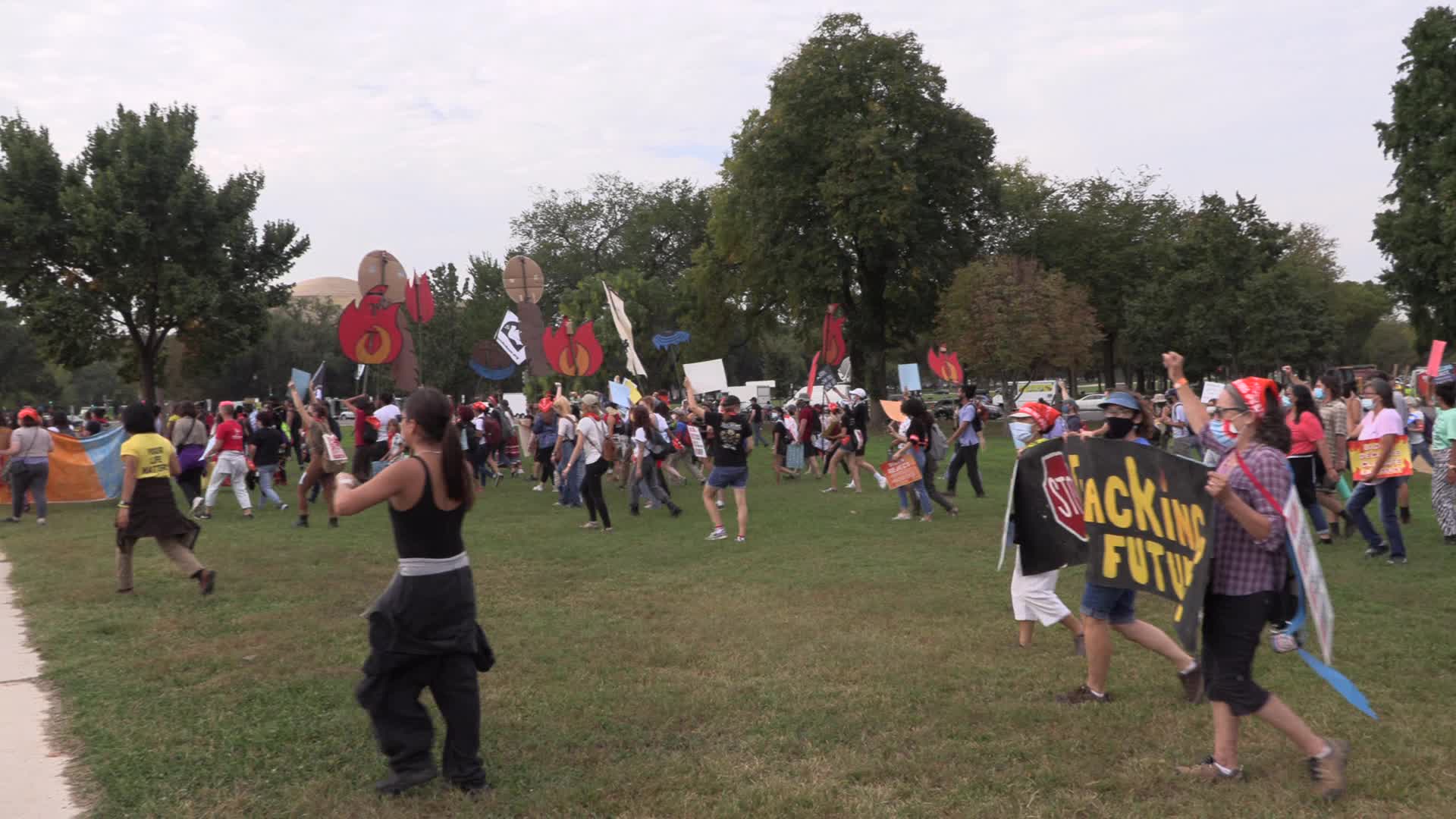 Final day of climate protests in Washington