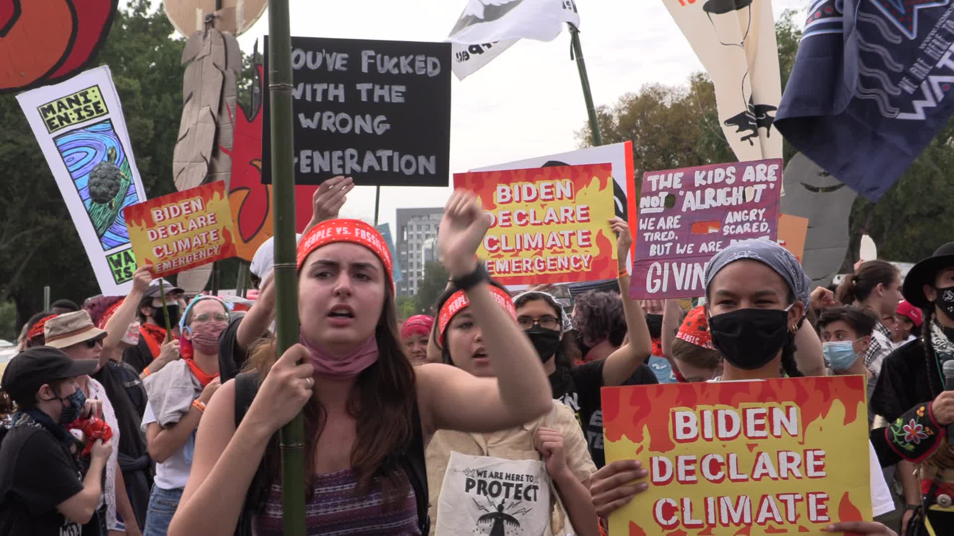 Final day of climate protests in Washington