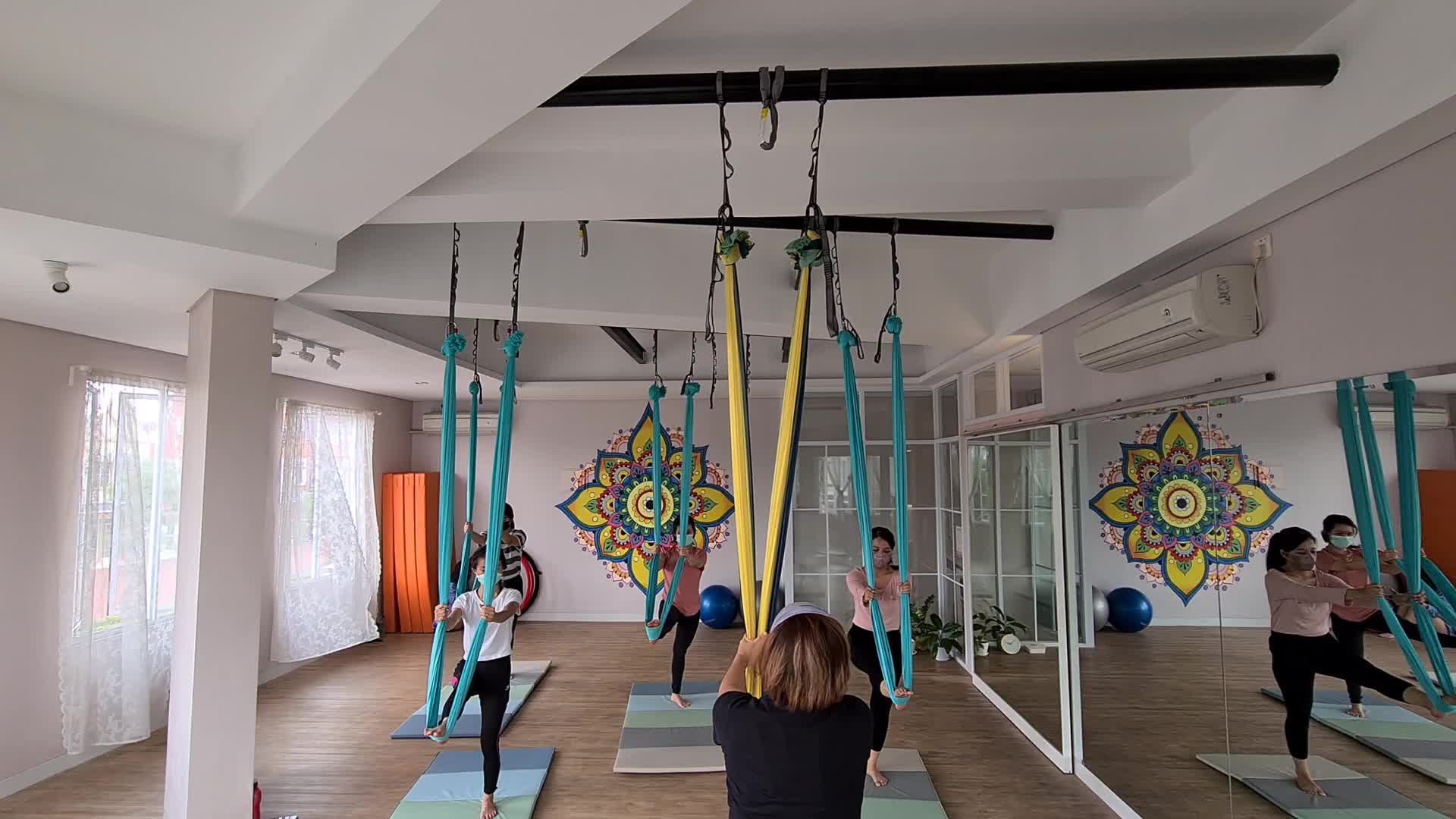Yoga places are back active after the Covid-19 pandemic has decreased in Indonesia