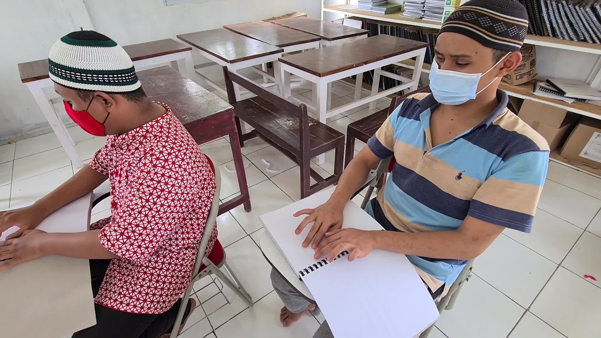 Blind Islamic Boarding School In Indonesia