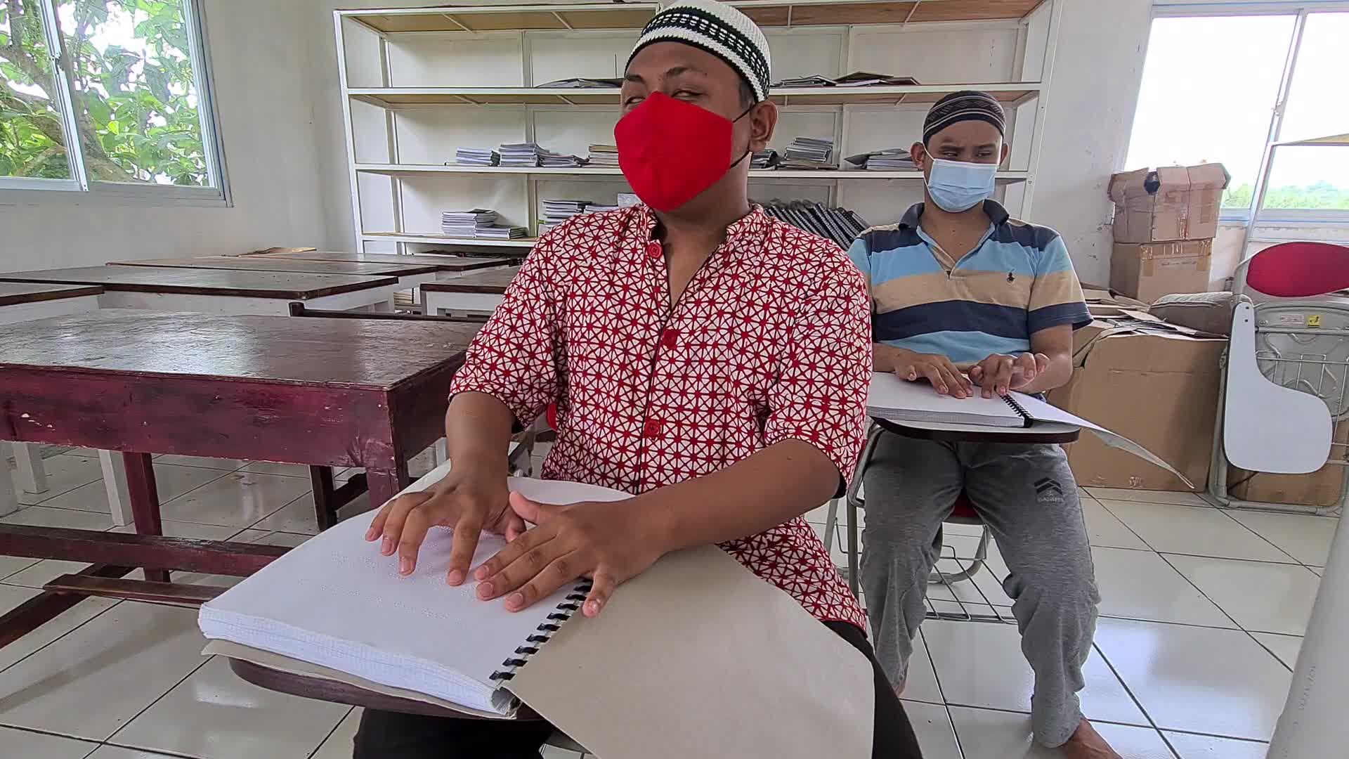 Blind Islamic Boarding School In Indonesia