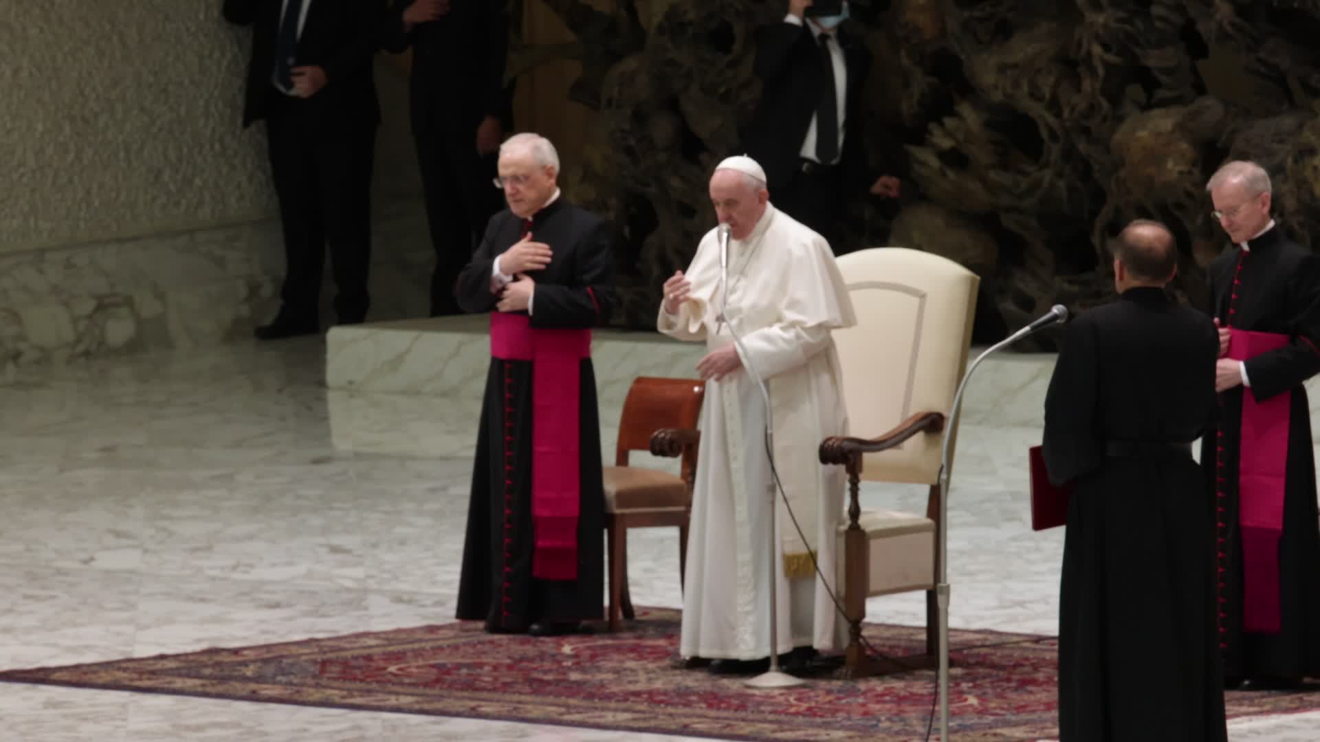Pope Francis General Weekly Audience in Vaticano