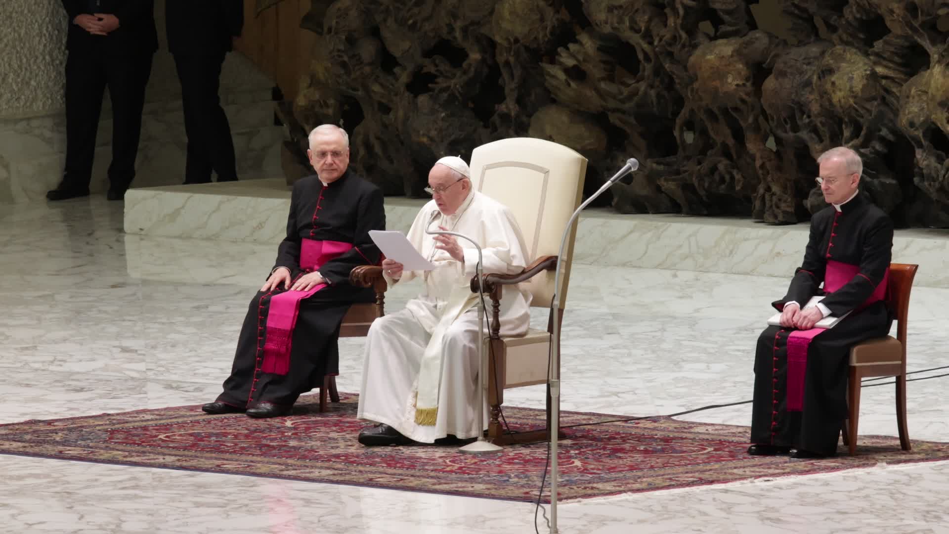 Pope Francis General Weekly Audience in Vaticano