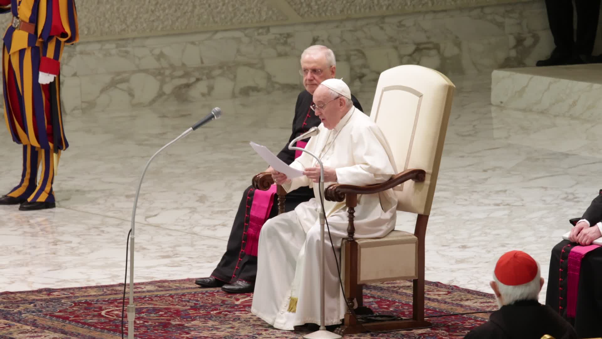 Pope Francis General Weekly Audience in Vaticano