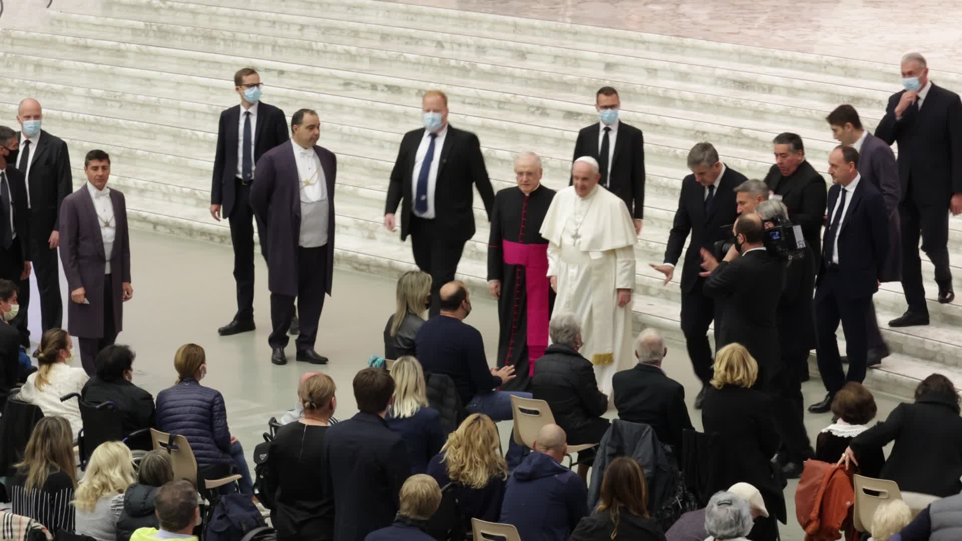 Pope Francis General Weekly Audience in Vaticano