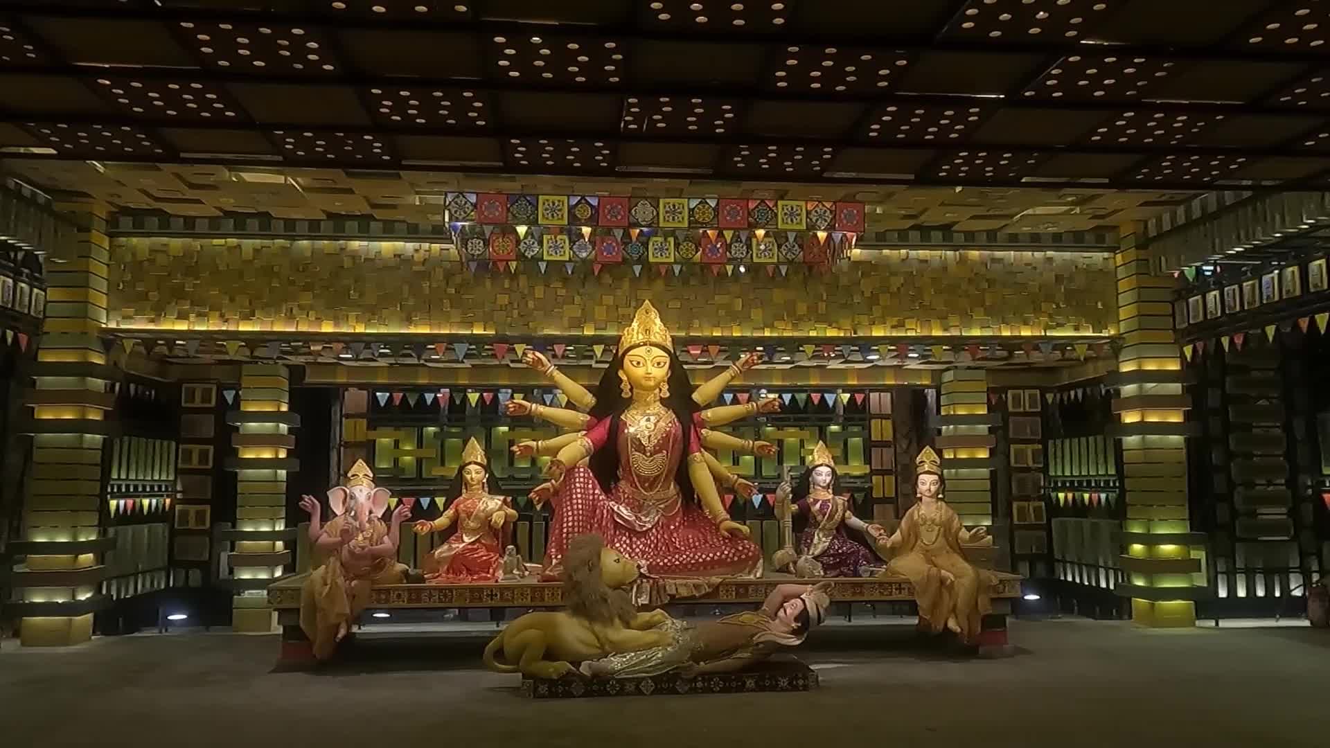 Durga Puja festival in Kolkata, India