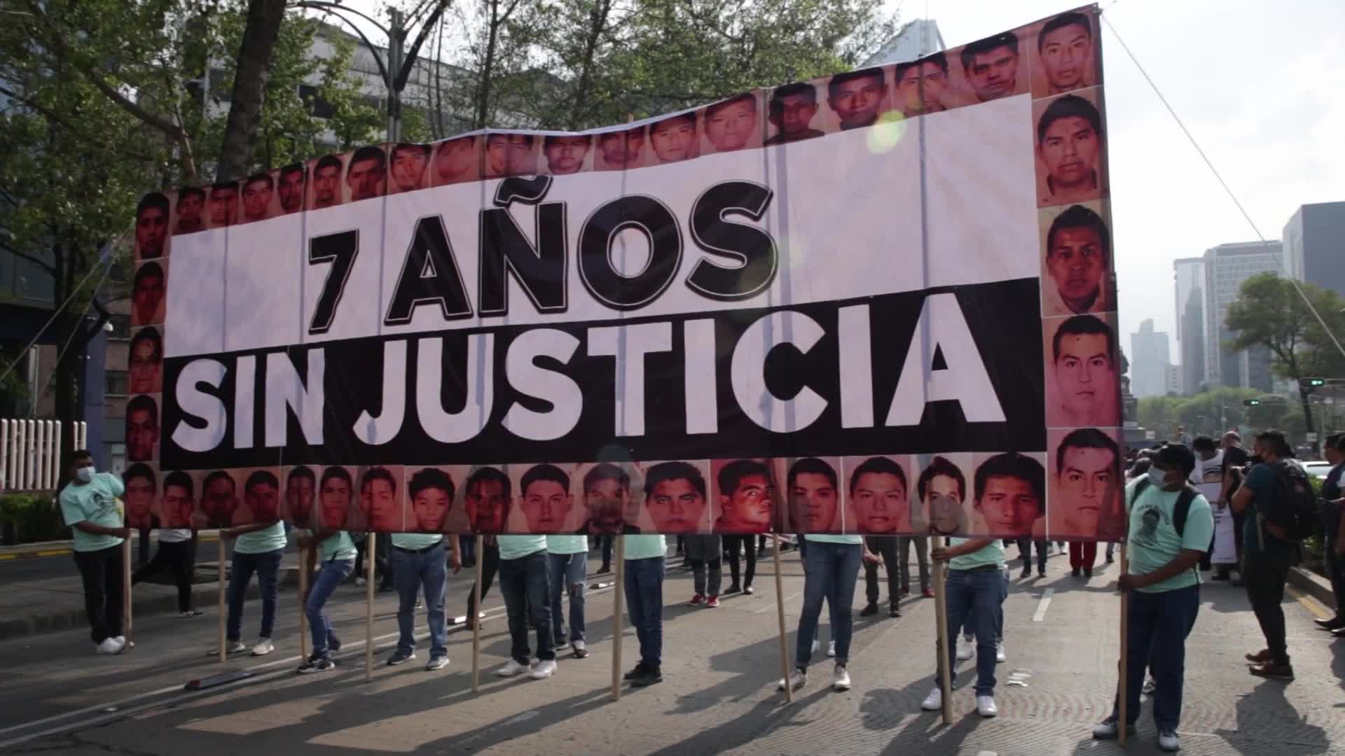 Seventh anniversary of the forced disappearance of the 43 students from Ayotzinapa