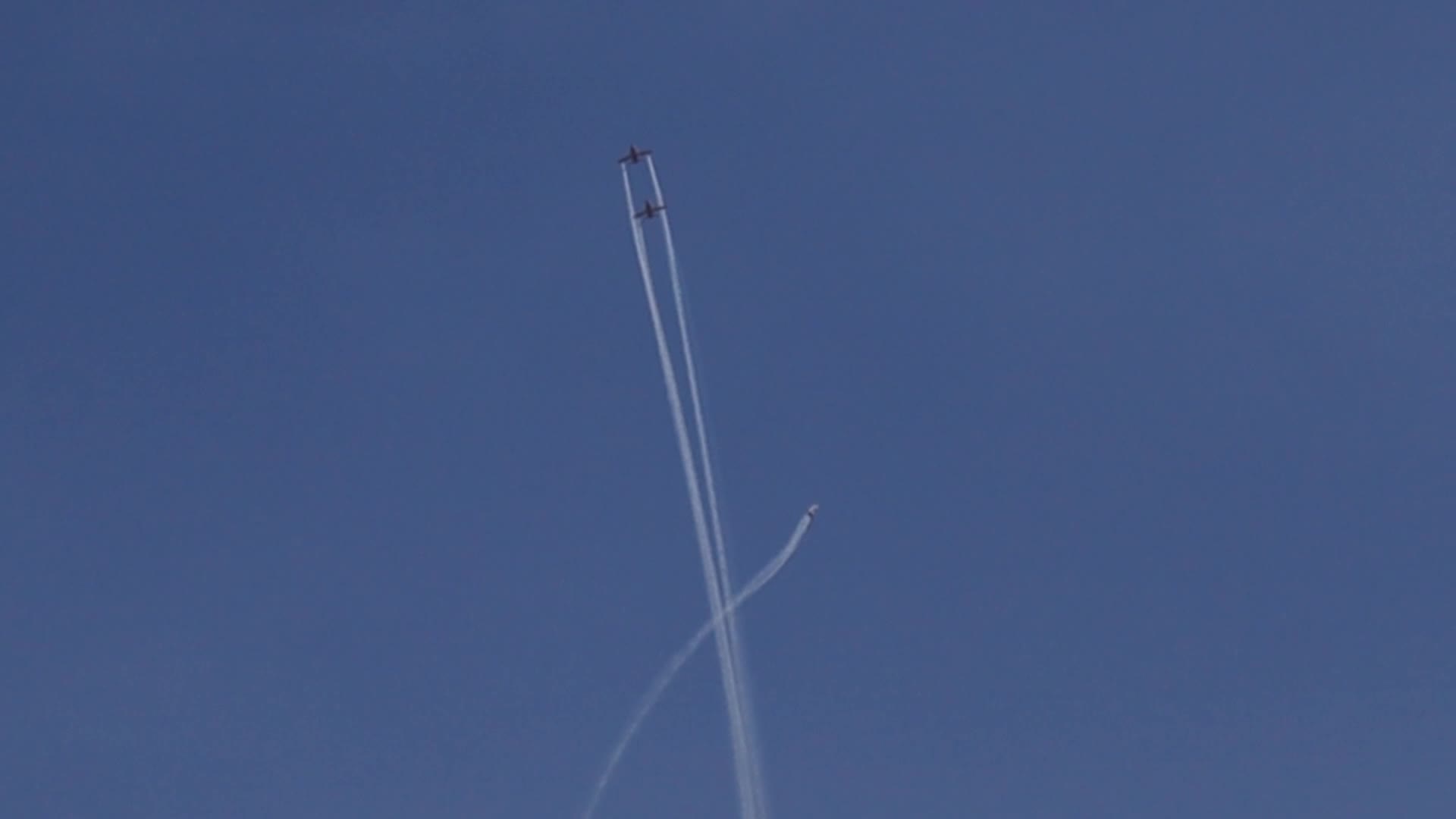 Indian Airforce Conducted Air Show in Kashmir