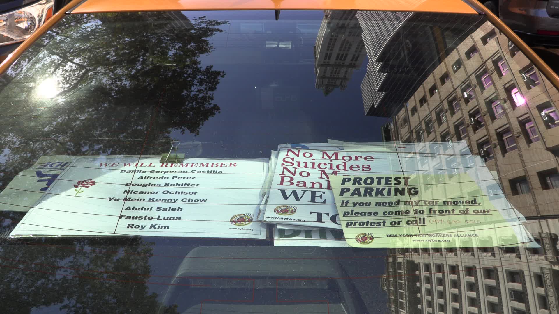 NYC: New York Taxi Driver Hunger Strike