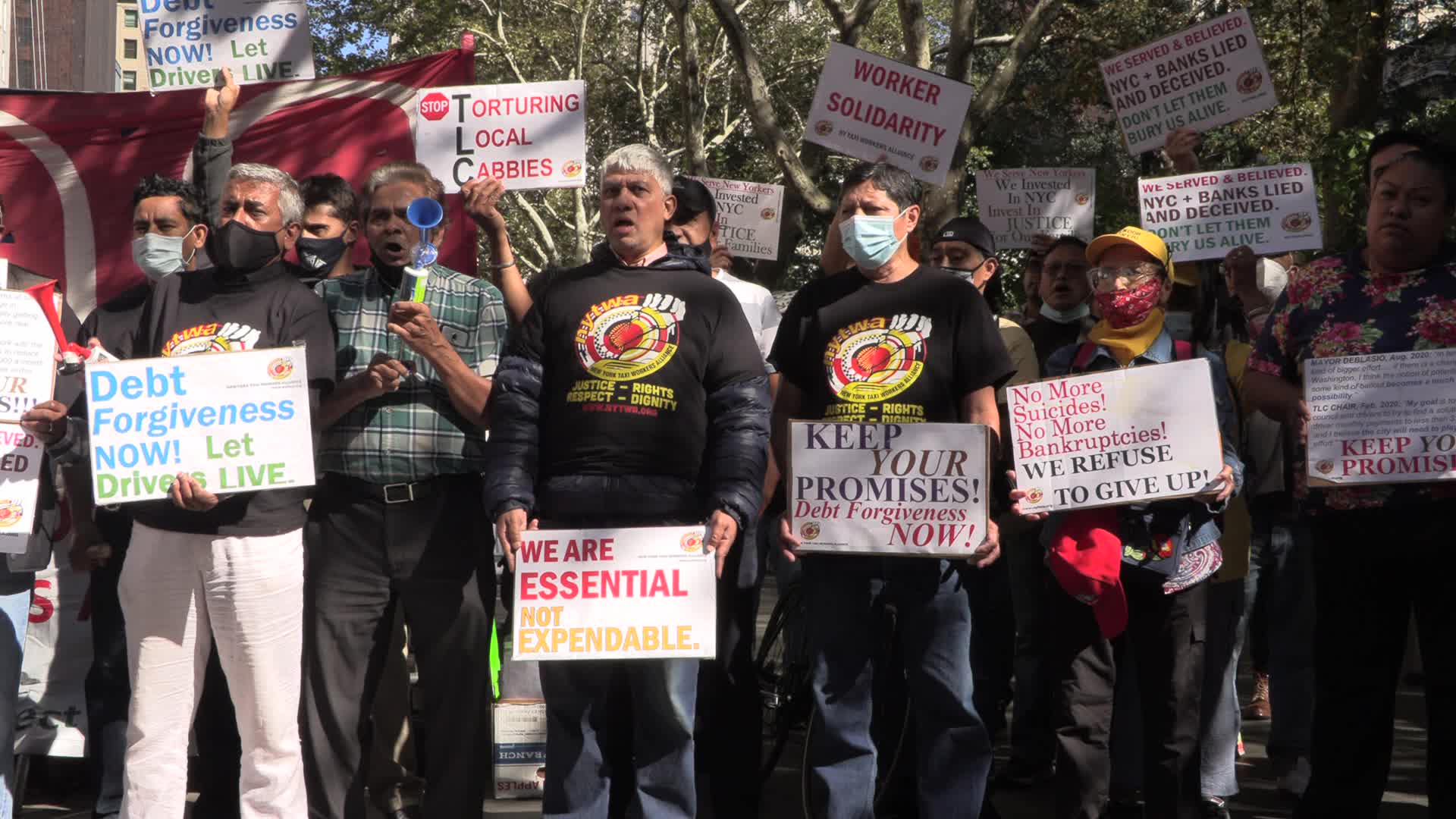NYC: New York Taxi Driver Hunger Strike