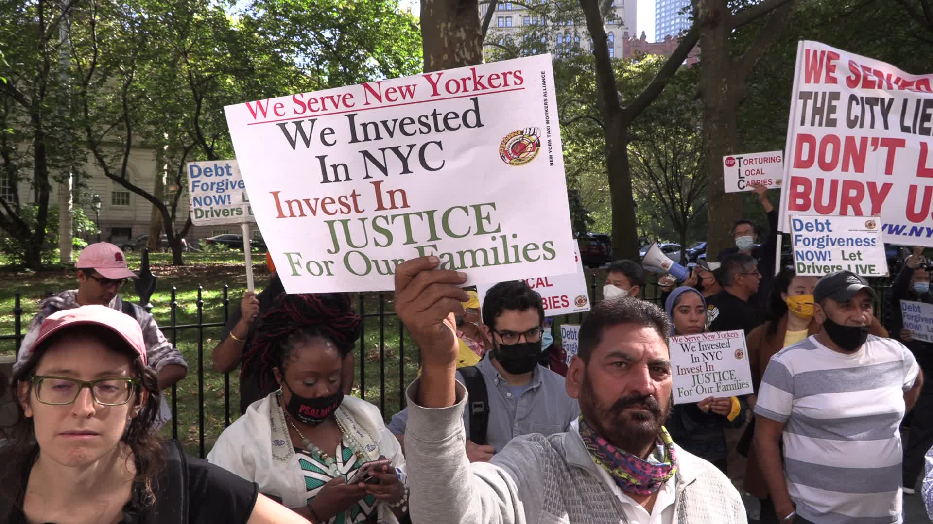 NYC: New York Taxi Driver Hunger Strike