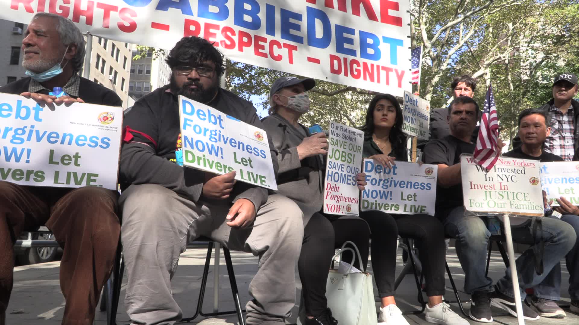 NYC: New York Taxi Driver Hunger Strike